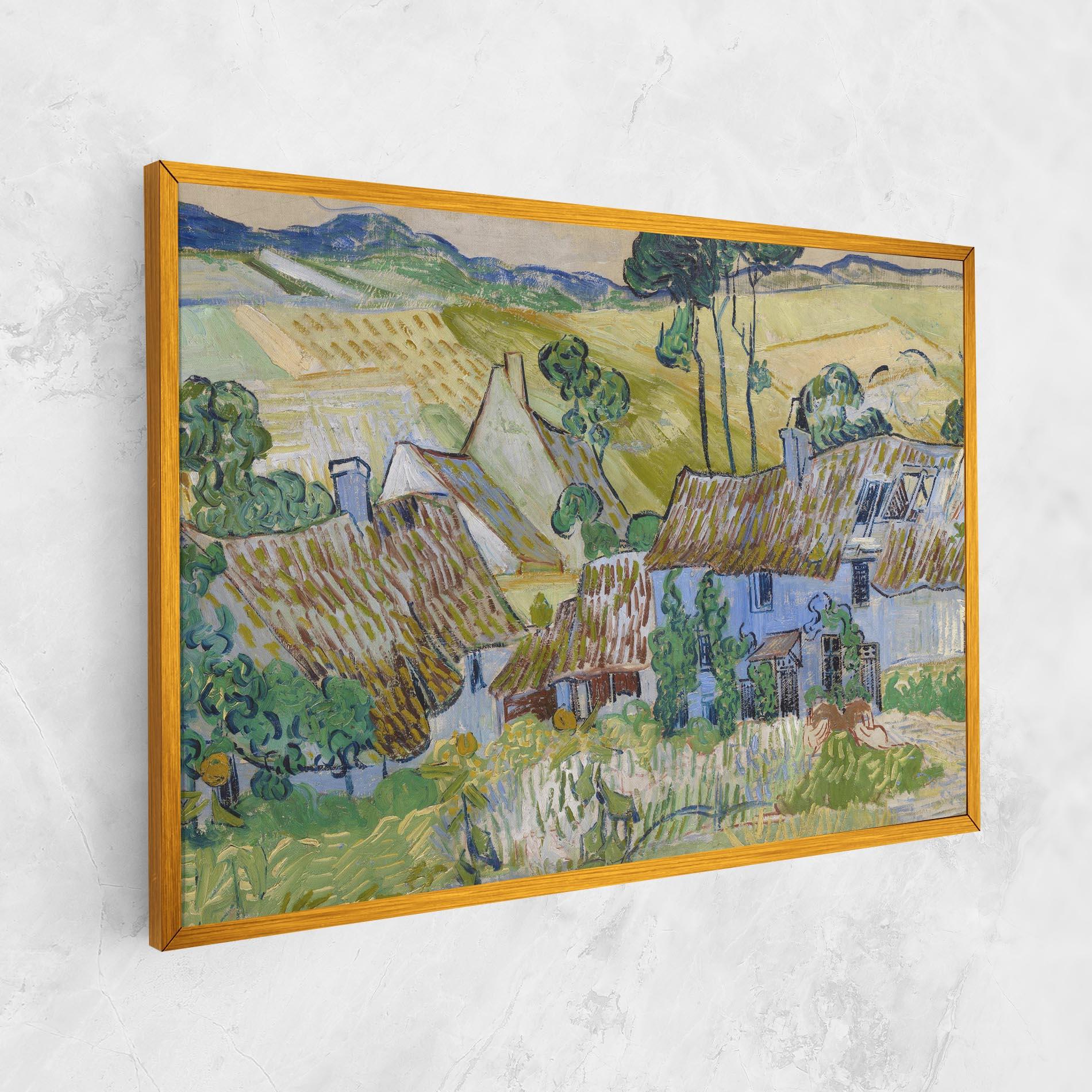 Leinwandbild Farms Near Auvers mockup 1
