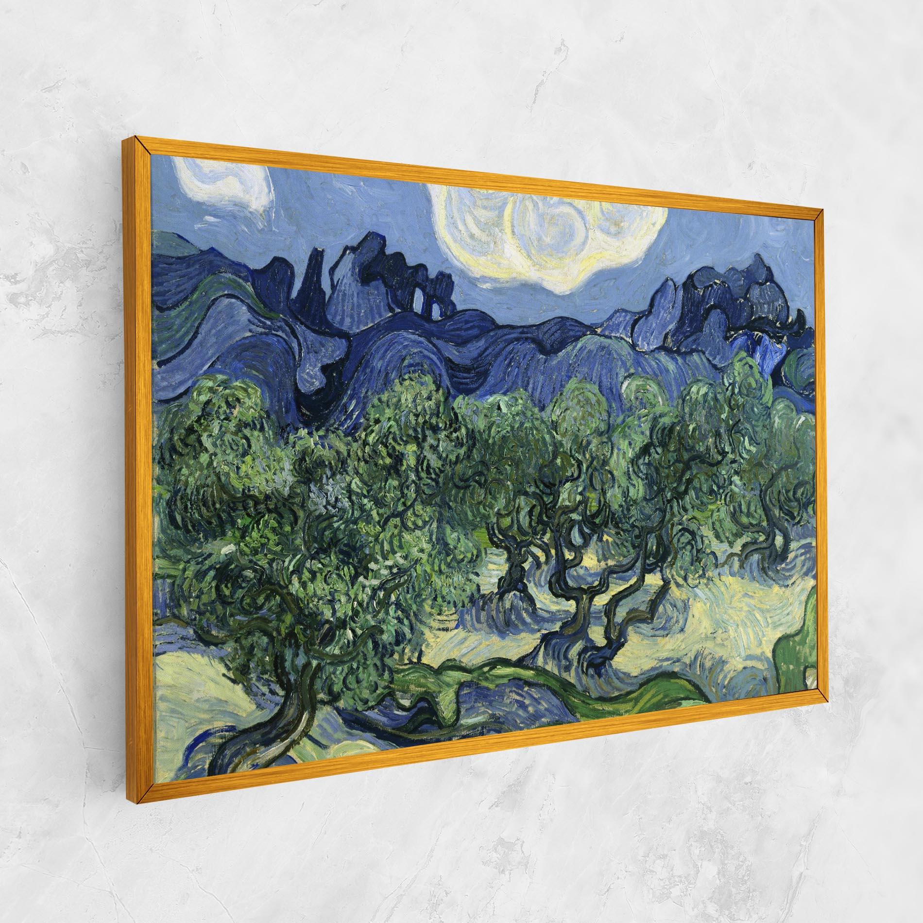 Leinwandbild Olive Trees Alpilles mockup 1