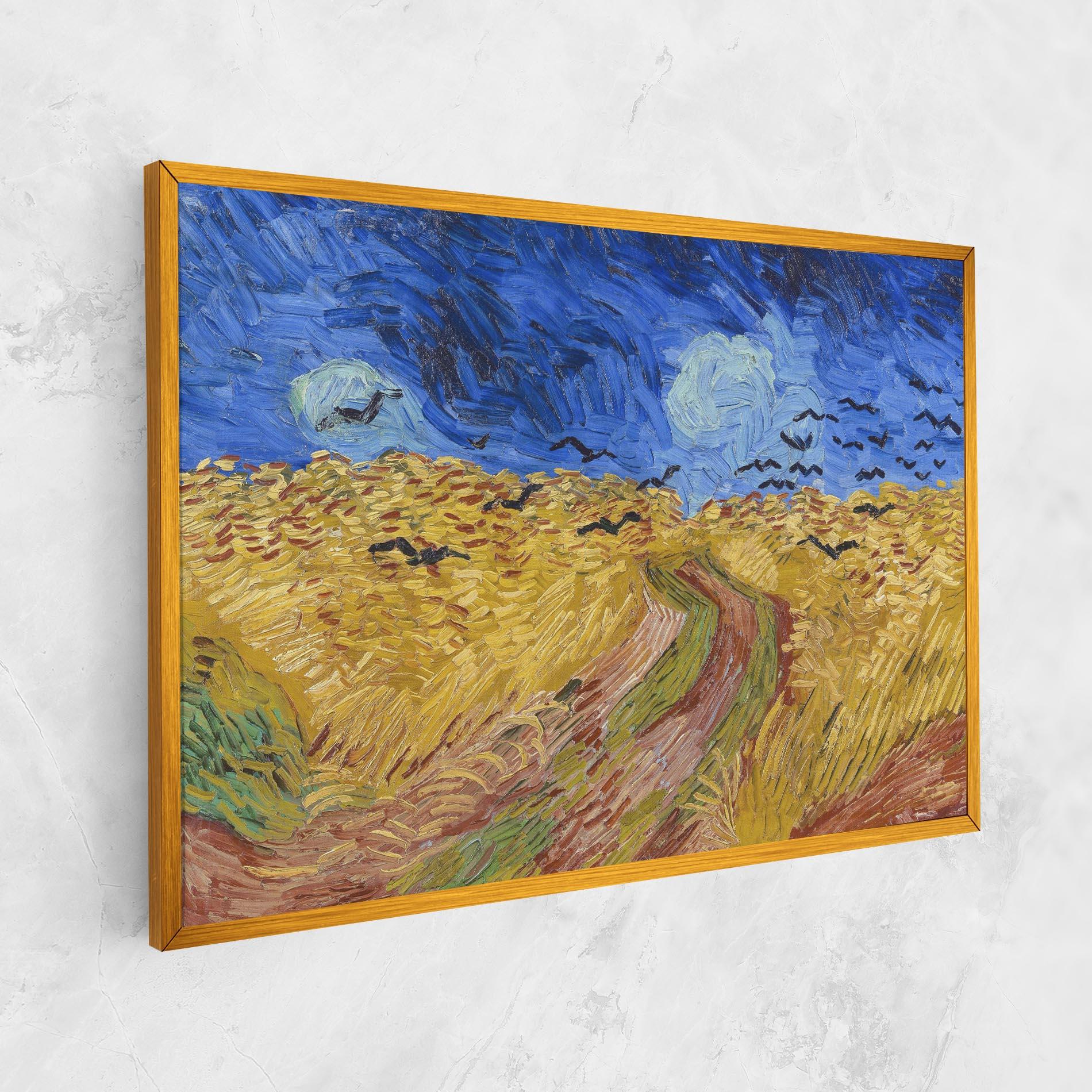 Leinwandbild Wheatfield Crows mockup 1