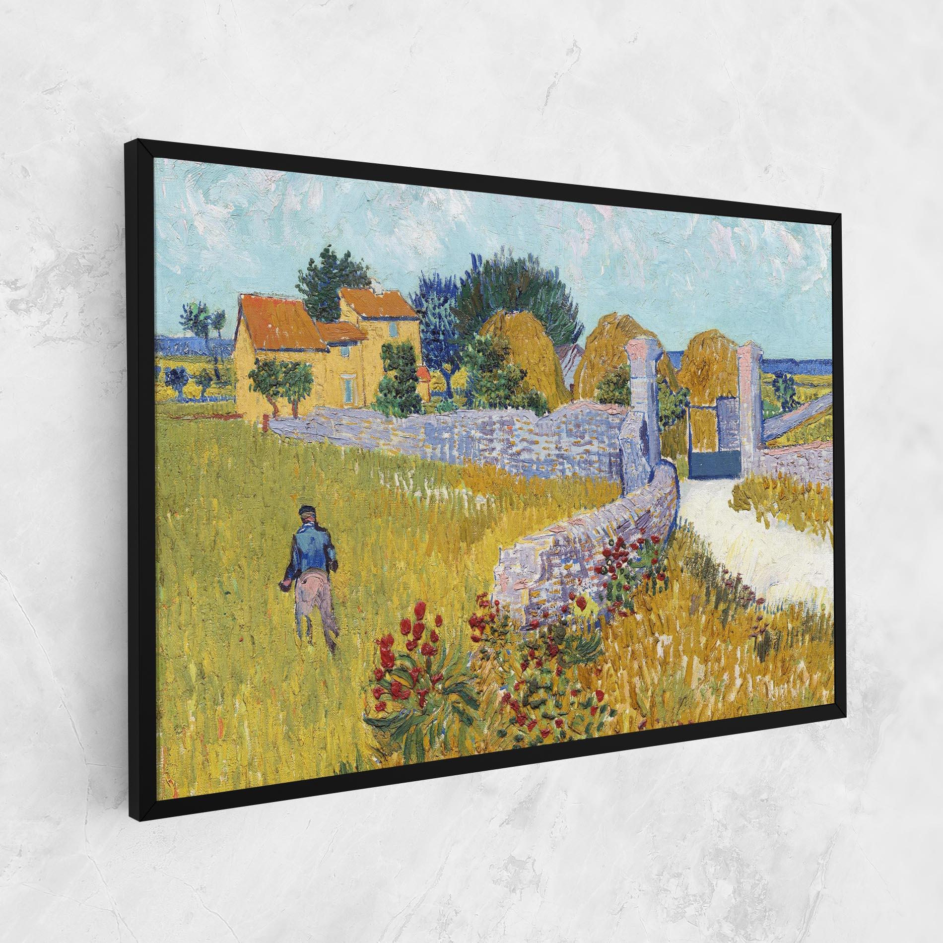 Leinwandbild Farmhouse In Provence mockup 1