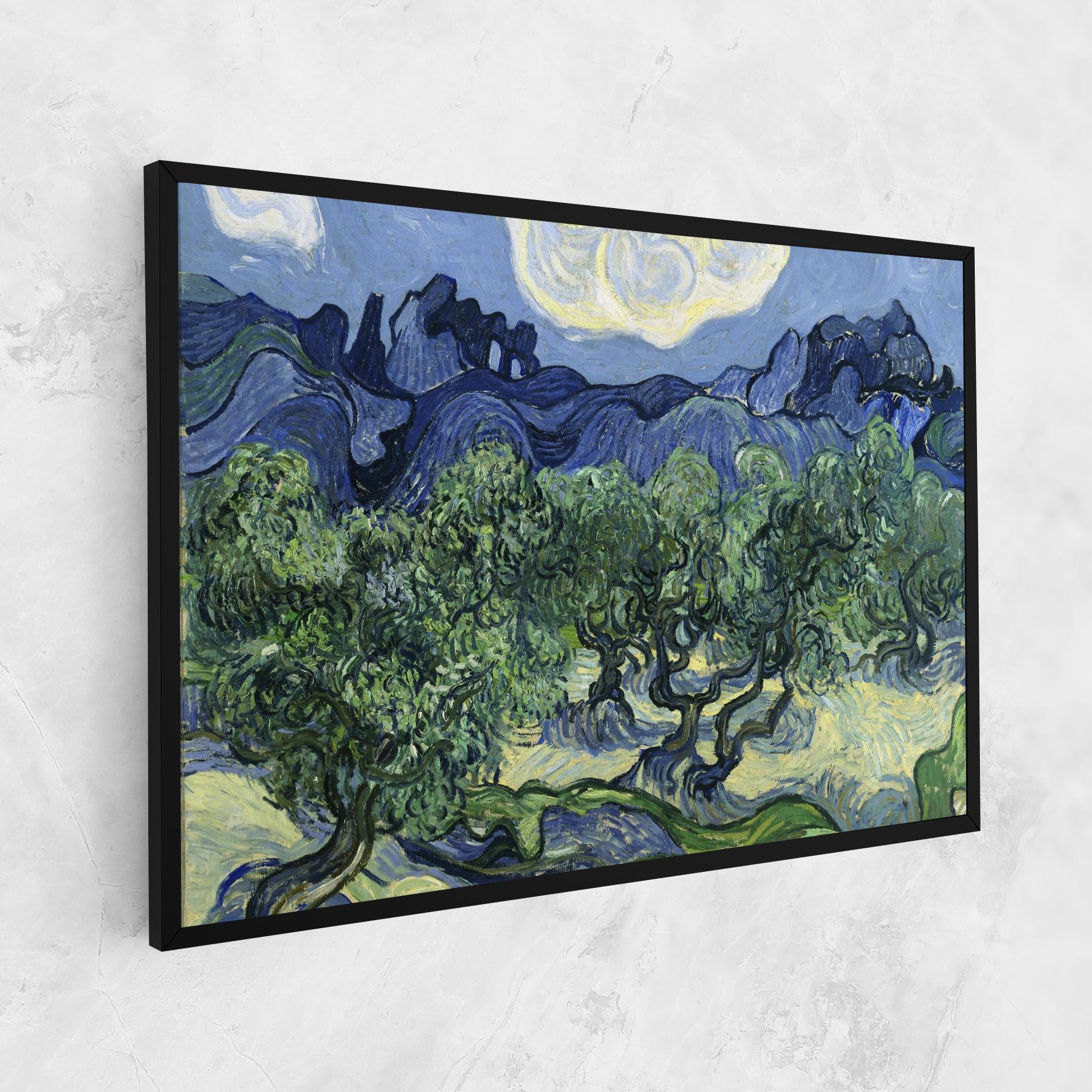 Leinwandbild Olive Trees Alpilles mockup 1