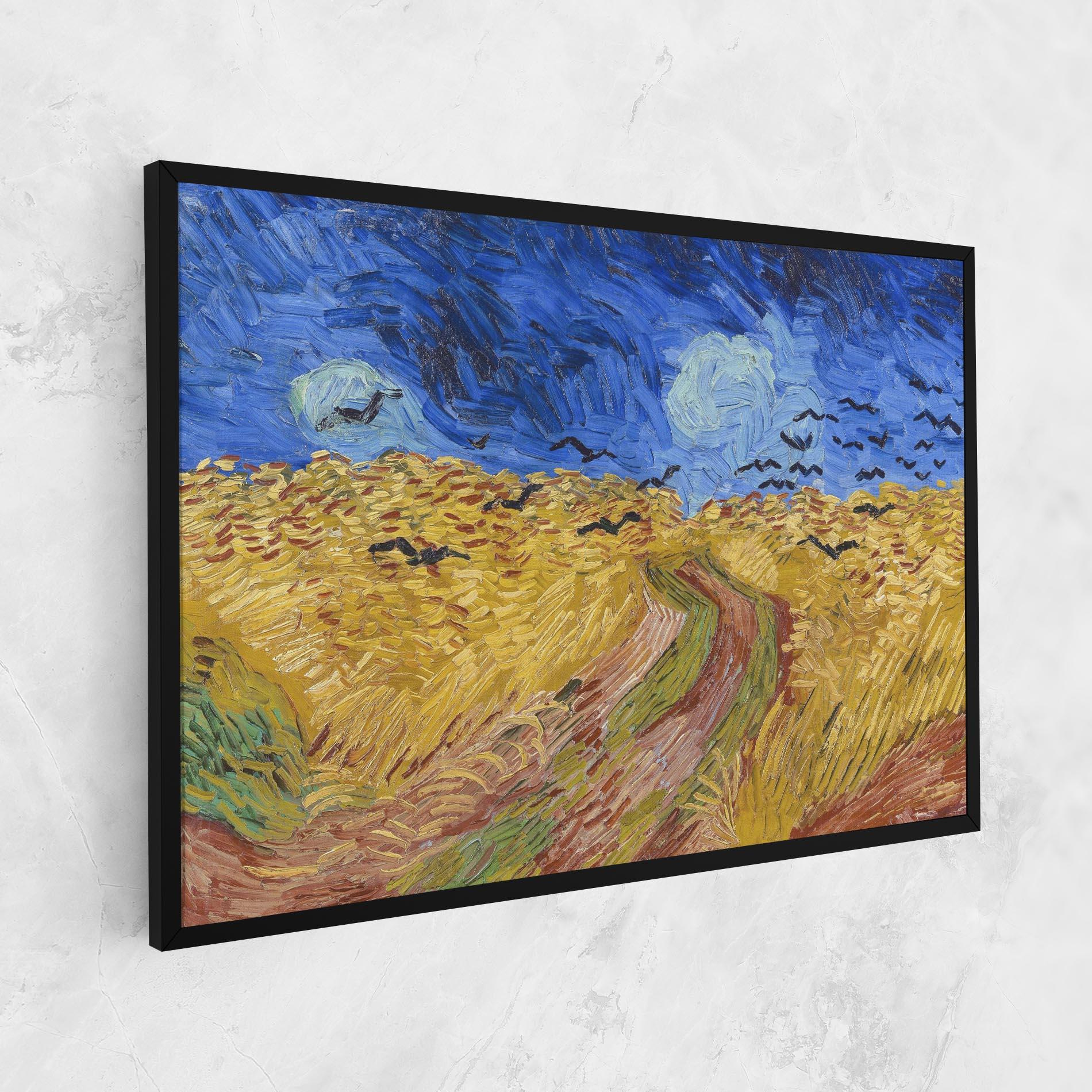 Leinwandbild Wheatfield Crows mockup 1