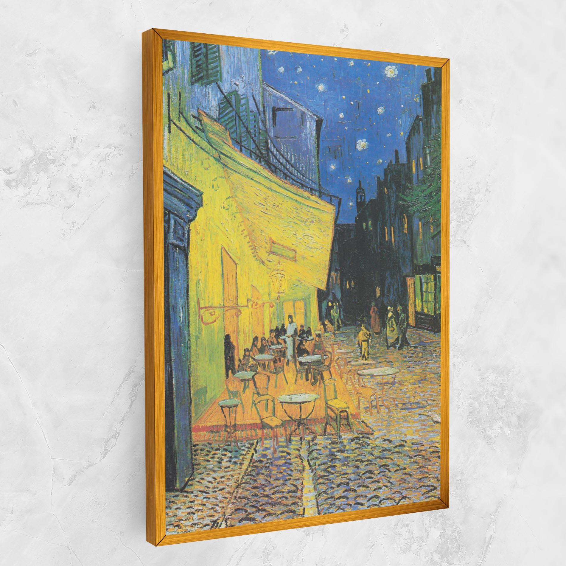 Leinwandbild Cafe Terrace At Night mockup 1