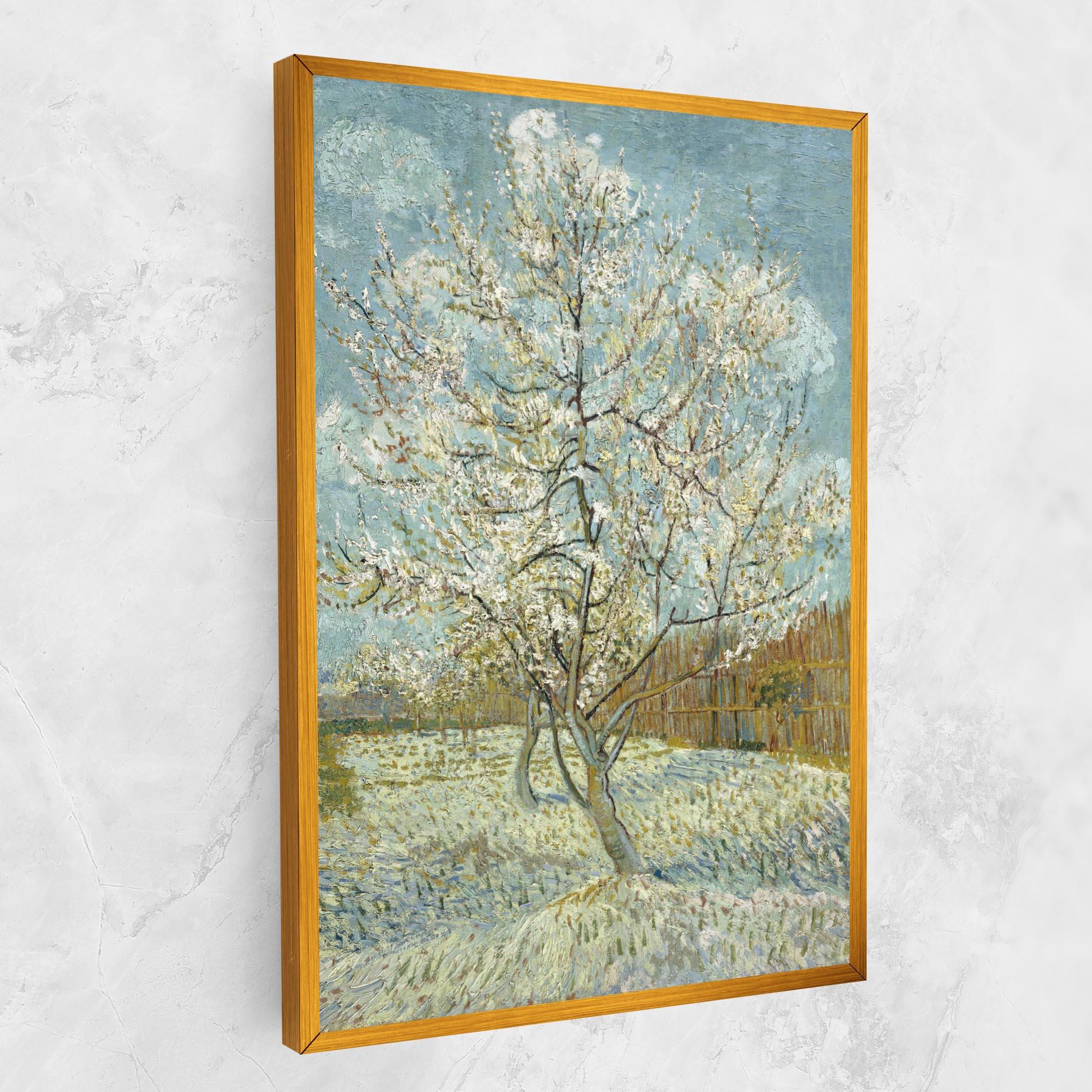 Leinwandbild De Roze Perzikboom mockup 1