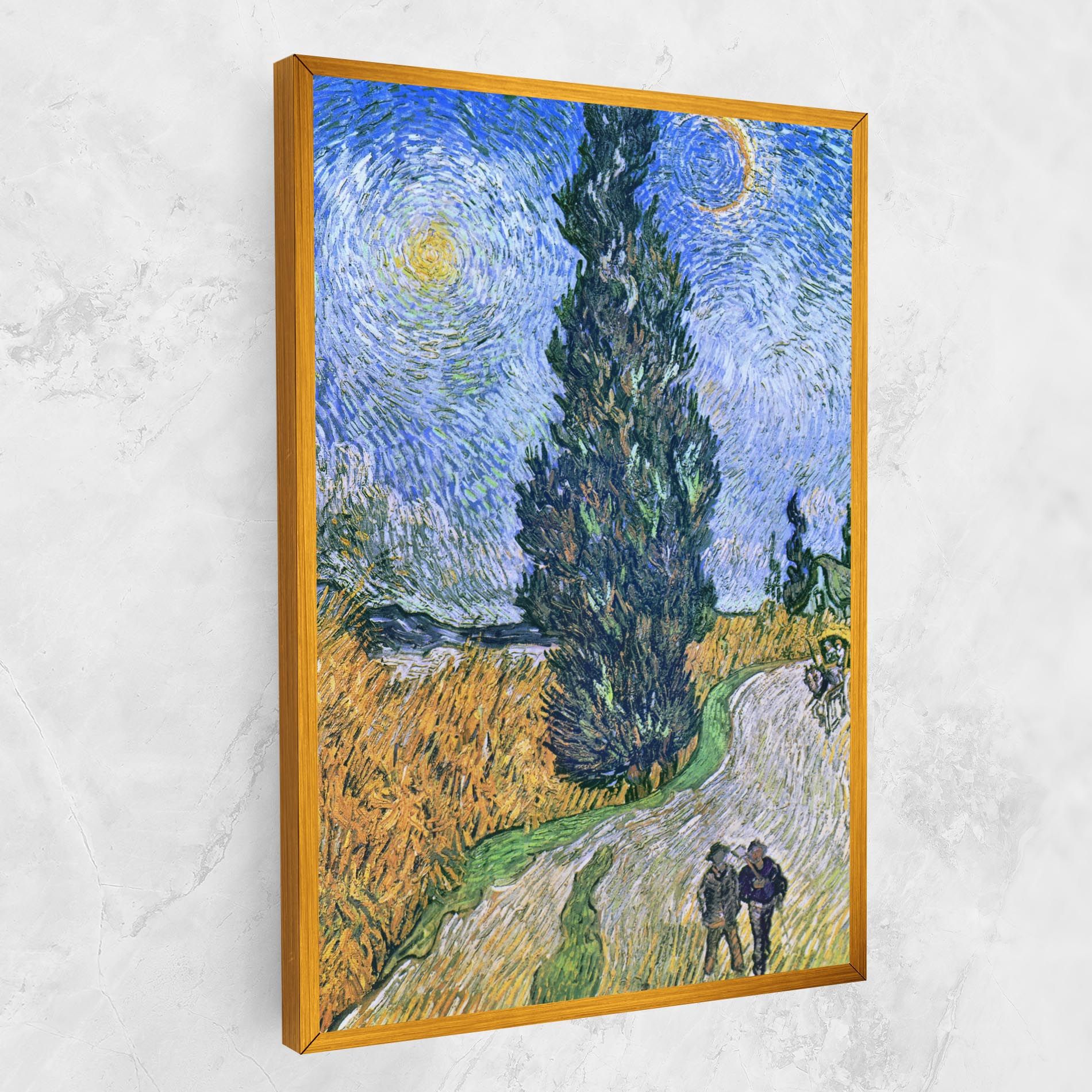 Road With Cypress mockup 1