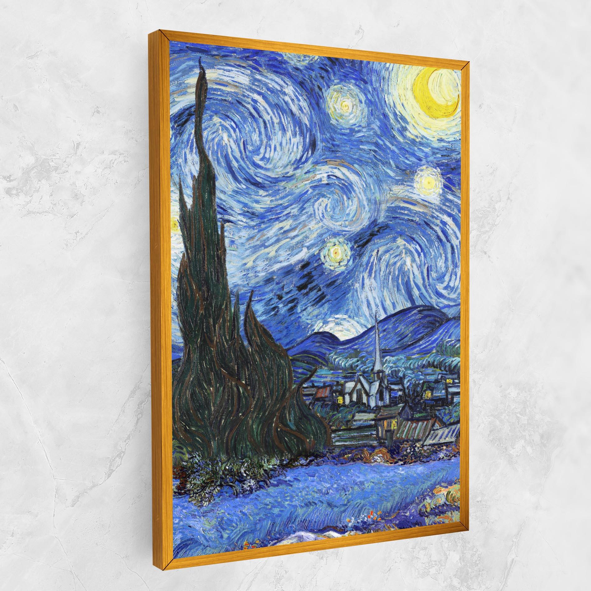 Leinwandbild Starry Night Art mockup 1