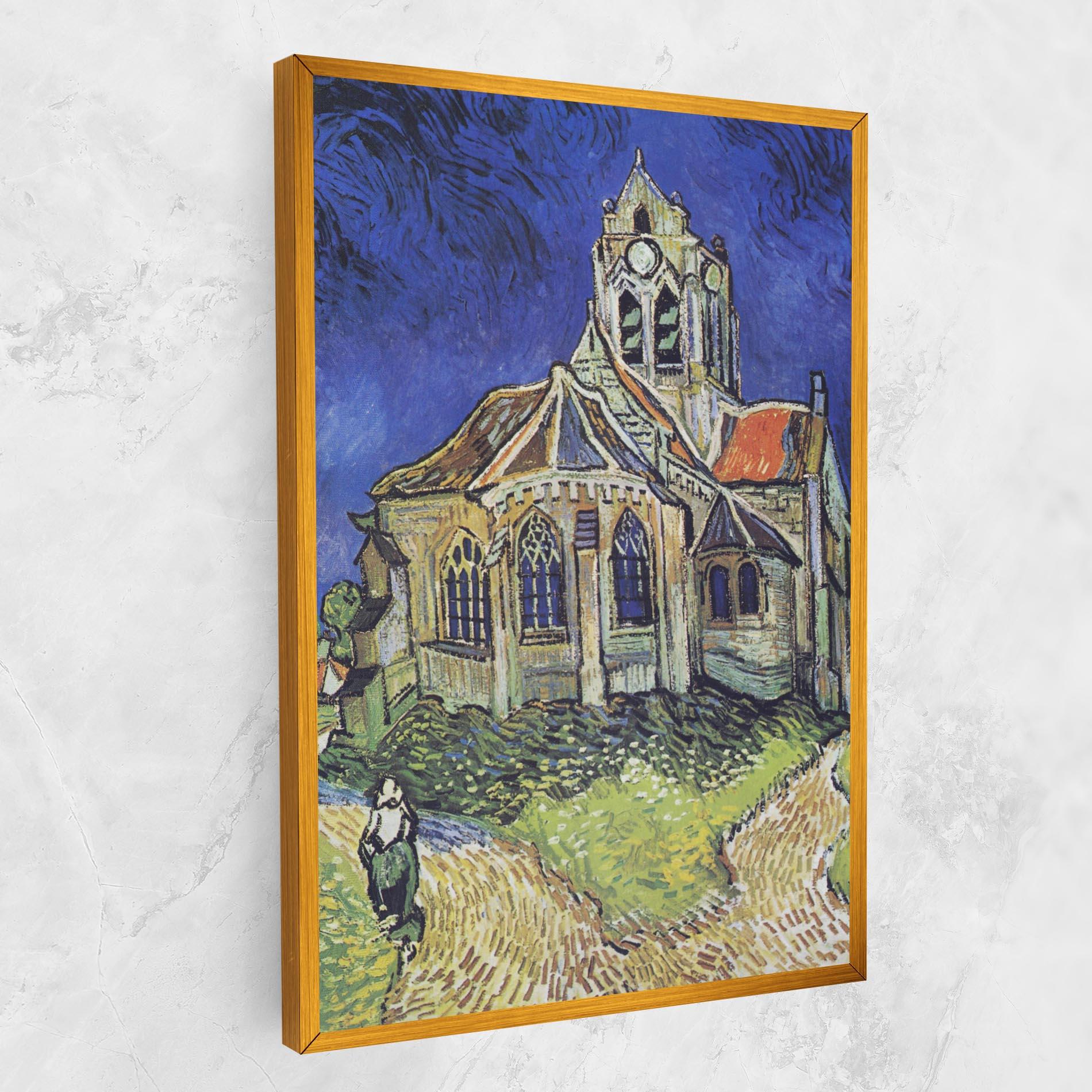 Leinwandbild The Church At Auvers mockup 1