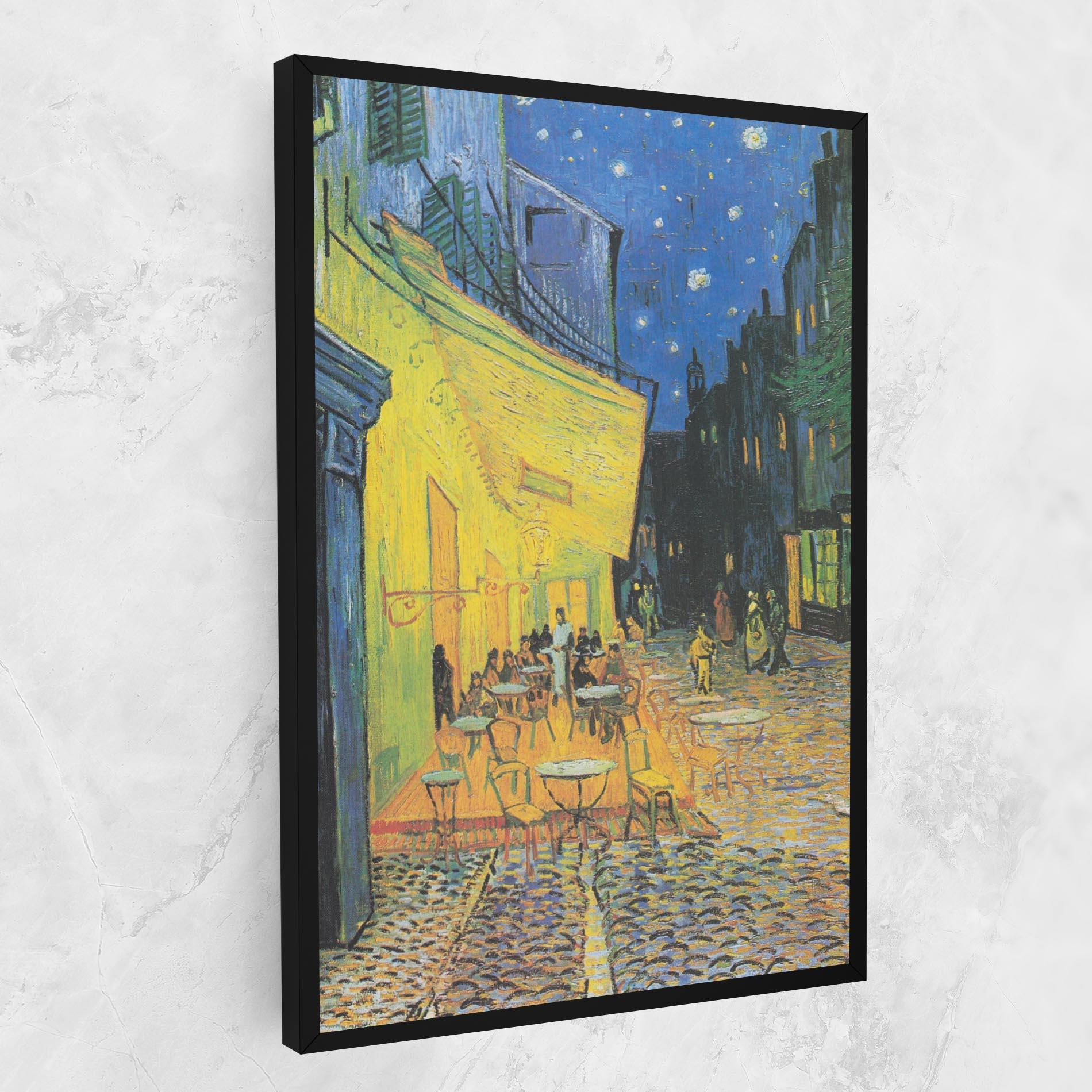 Leinwandbild Cafe Terrace At Night mockup 1