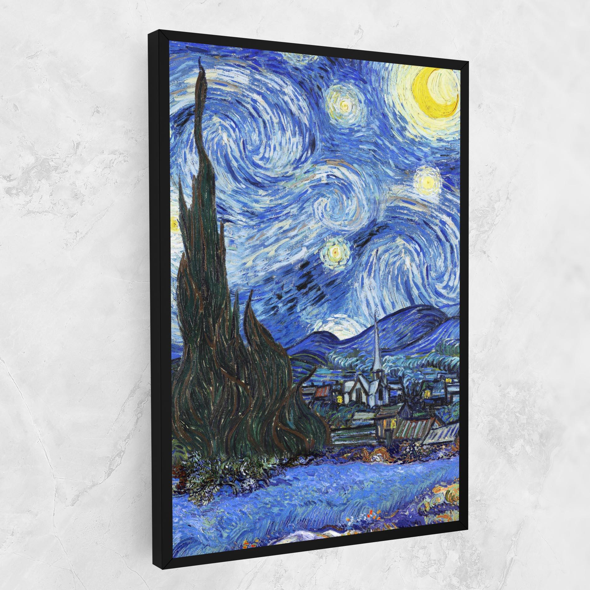 Leinwandbild Starry Night Art mockup 1