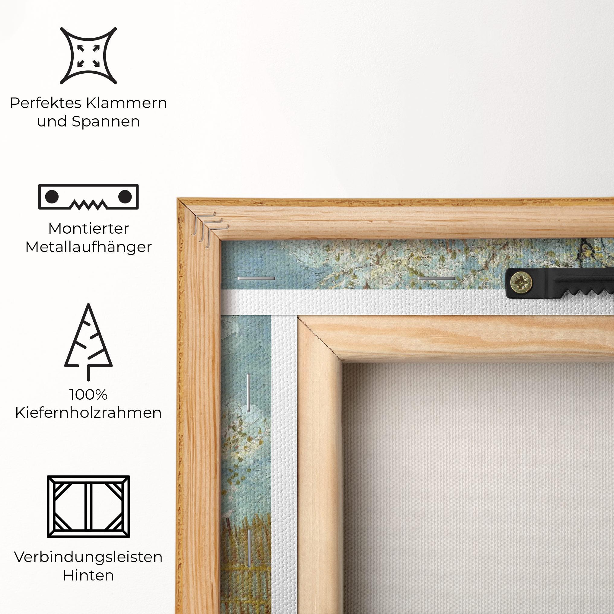 Leinwandbild De Roze Perzikboom mockup 5