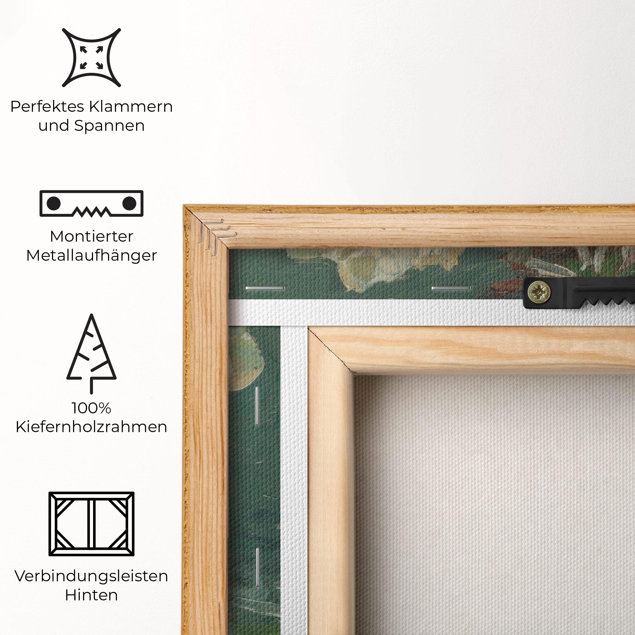 Leinwandbild Flesje Met Pioenrozen mockup 5