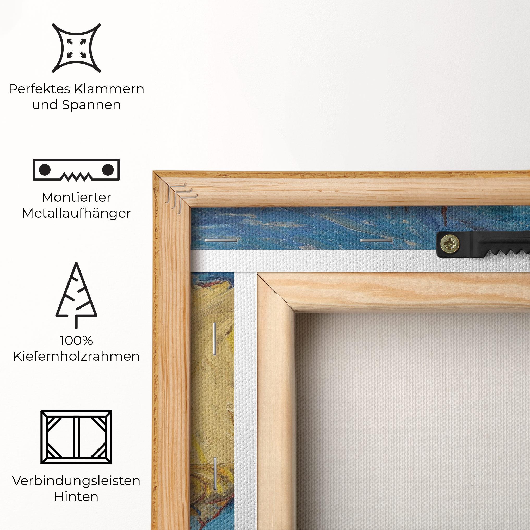 Leinwandbild Sunflowers Van Gogh mockup 5