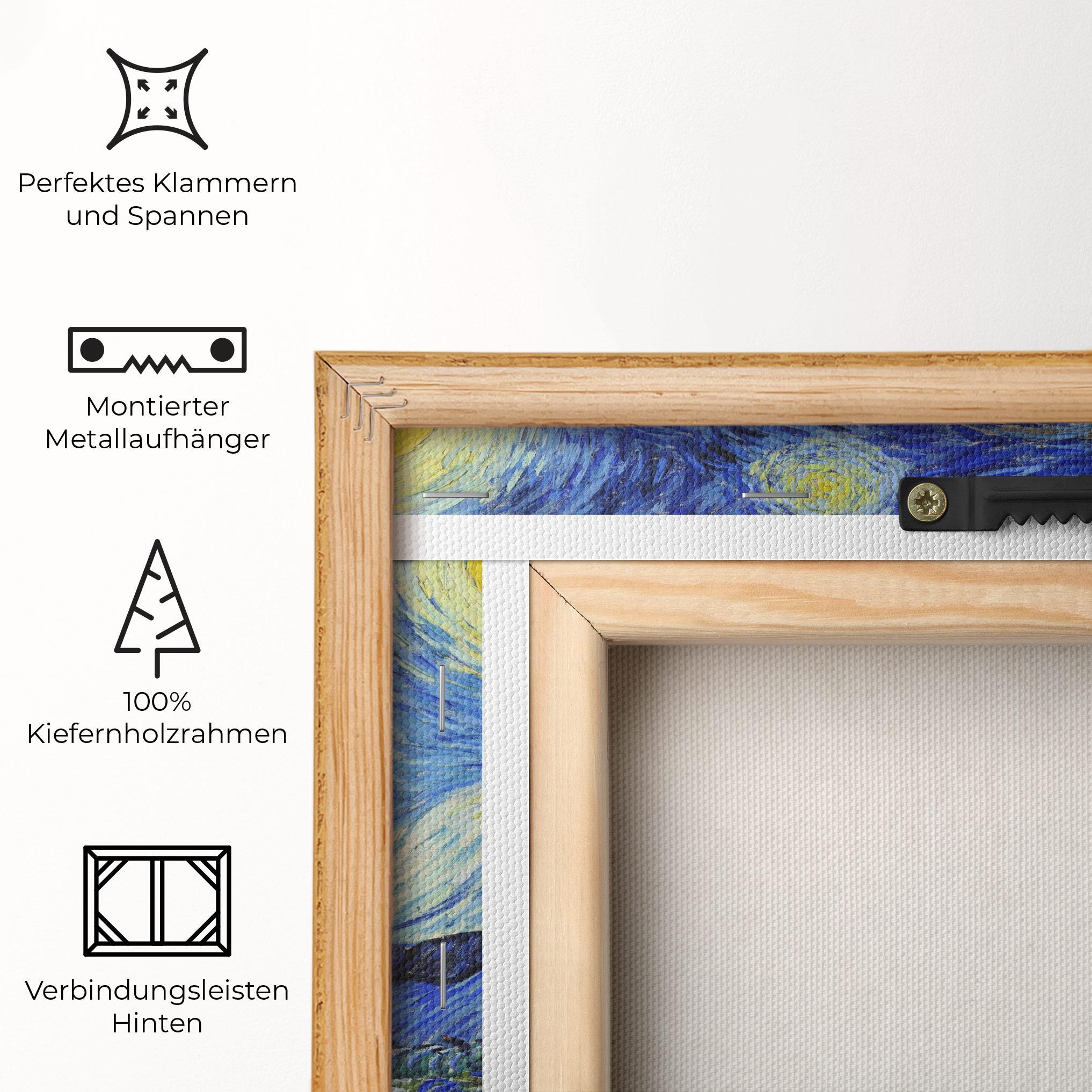 Leinwandbild The Starry Night mockup 5