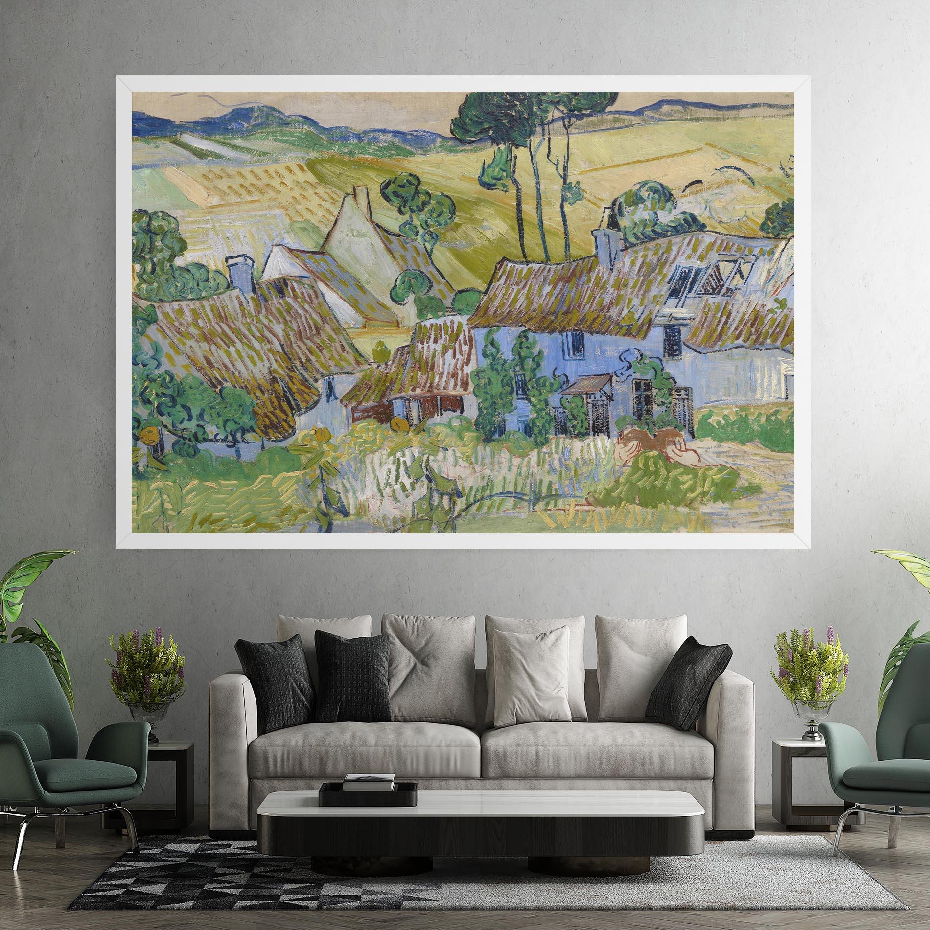 Leinwandbild Farms Near Auvers mockup 7