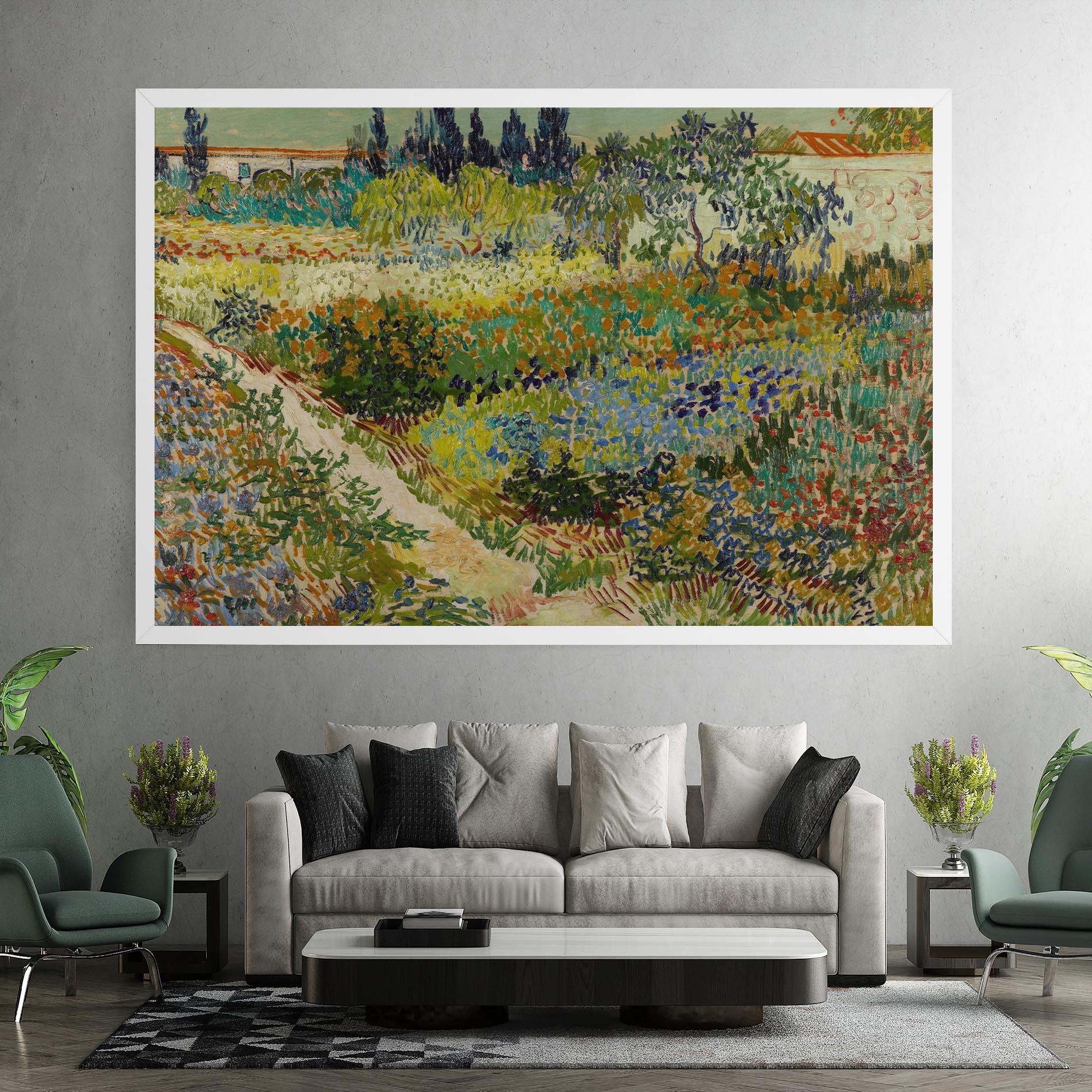 Leinwandbild Garden At Arles mockup 7