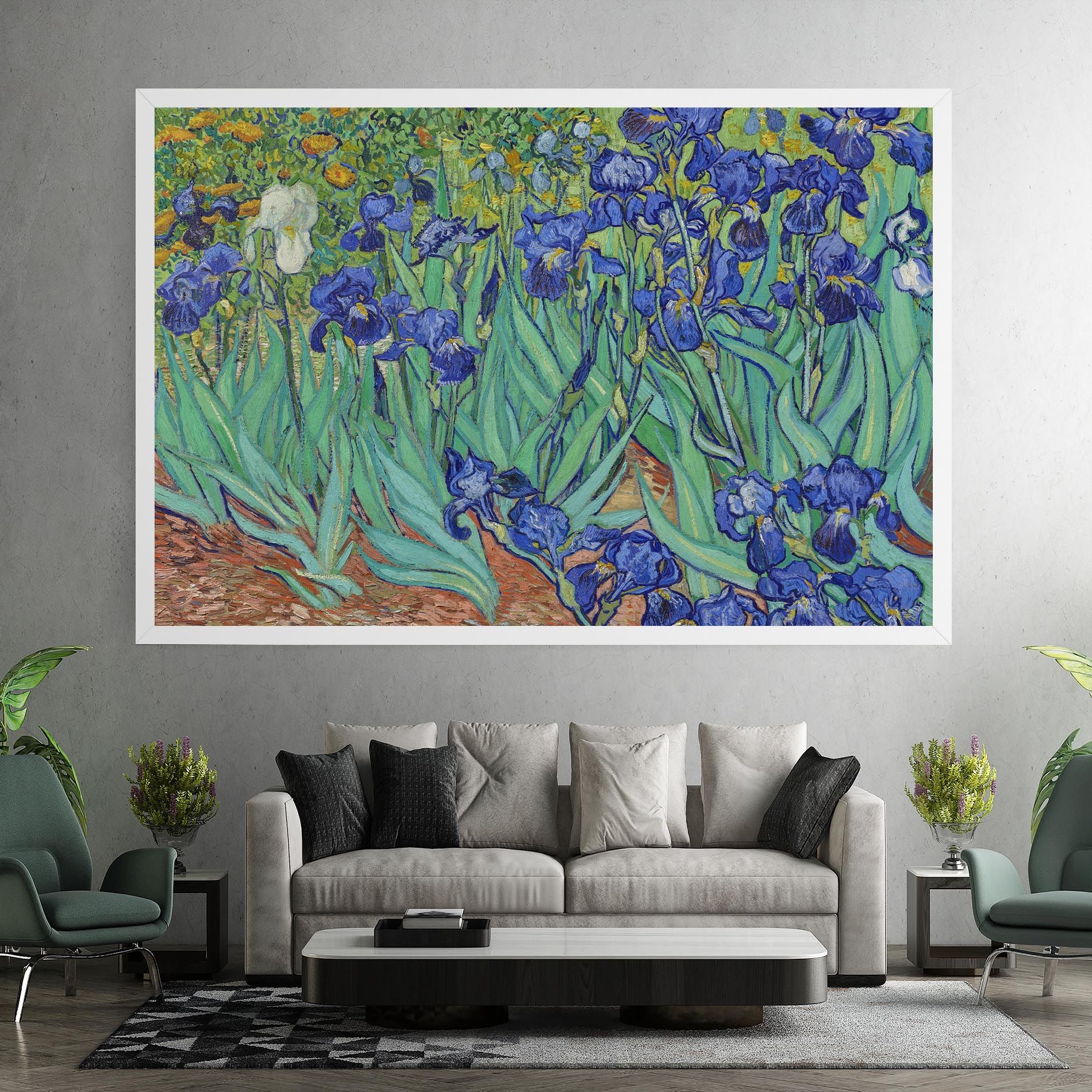 Irises Van Gogh mockup 7