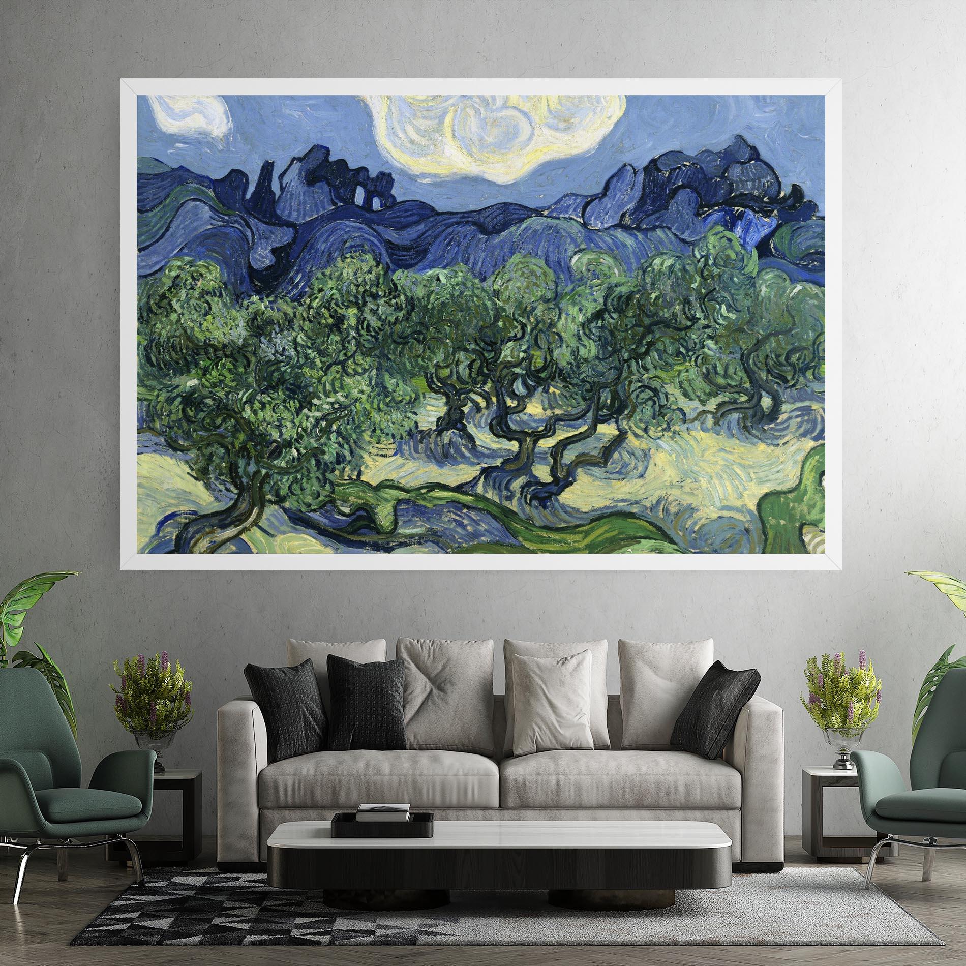 Leinwandbild Olive Trees Alpilles mockup 7