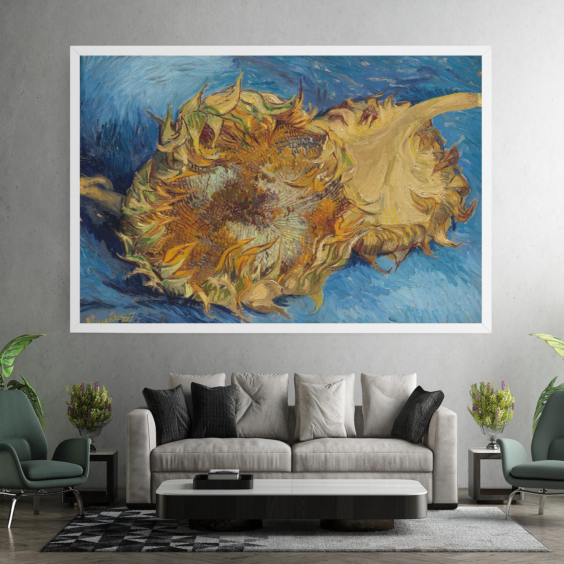 Leinwandbild Sunflowers Van Gogh mockup 7