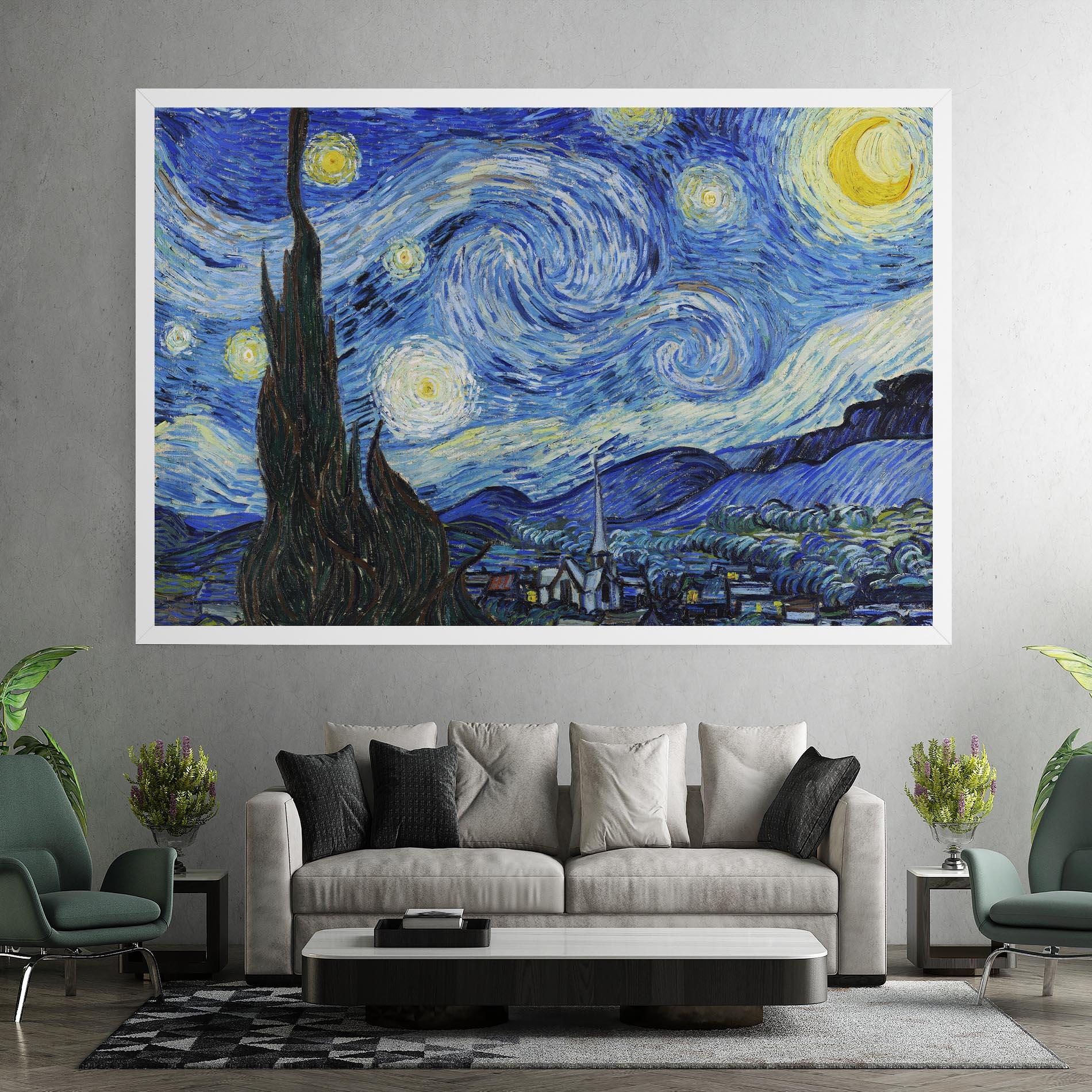 Leinwandbild The Starry Night mockup 7