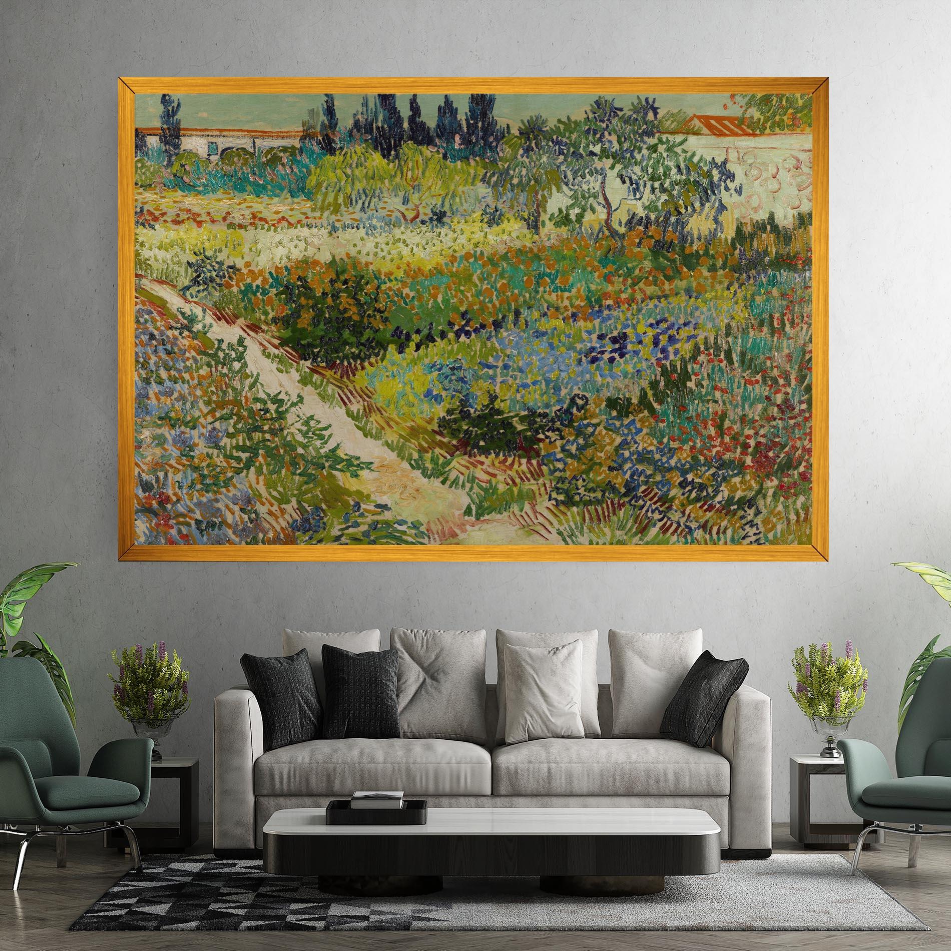 Leinwandbild Garden At Arles mockup 7