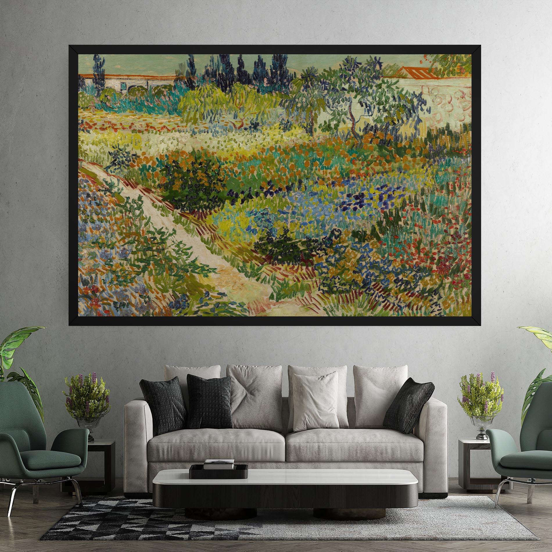 Leinwandbild Garden At Arles mockup 7