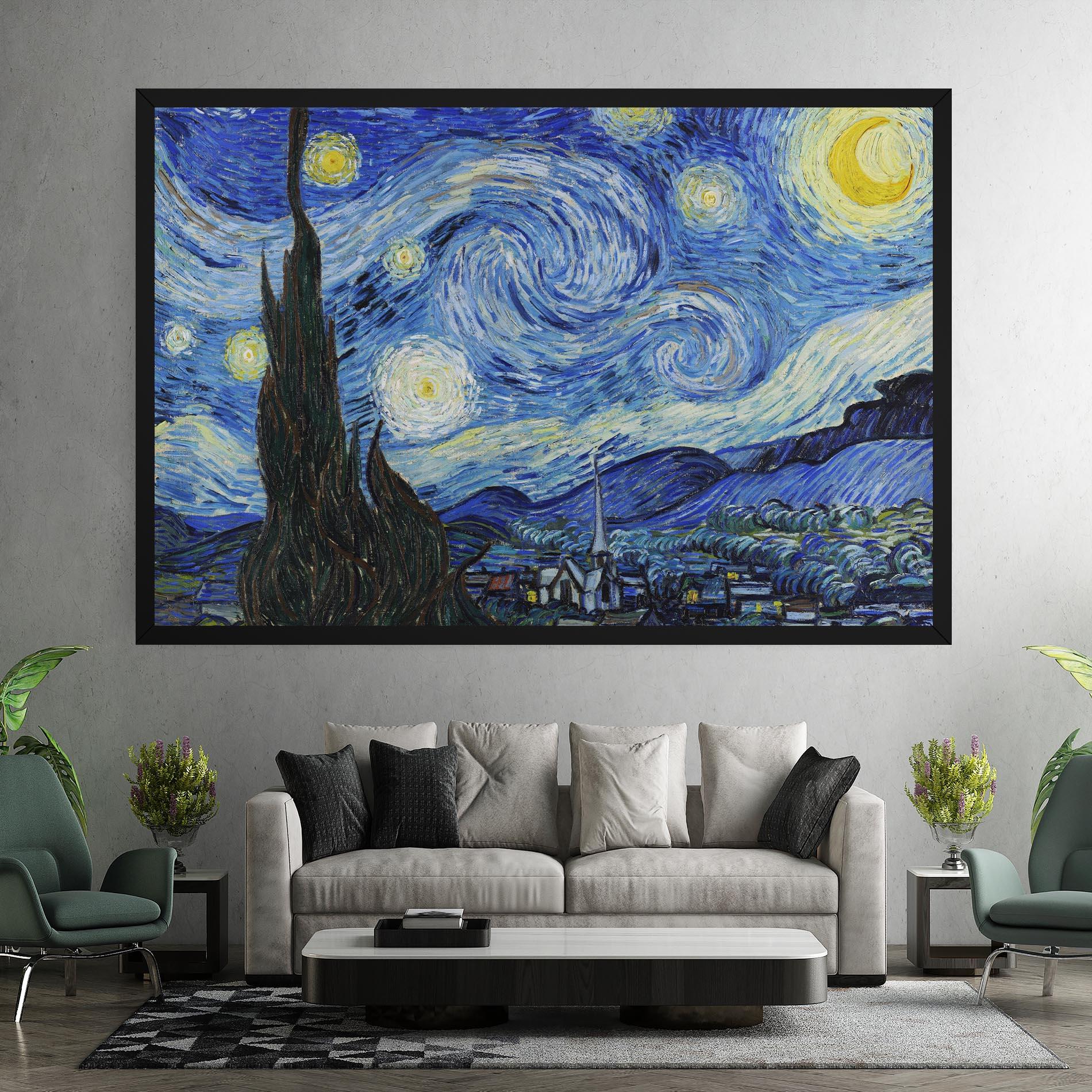 Leinwandbild The Starry Night mockup 7