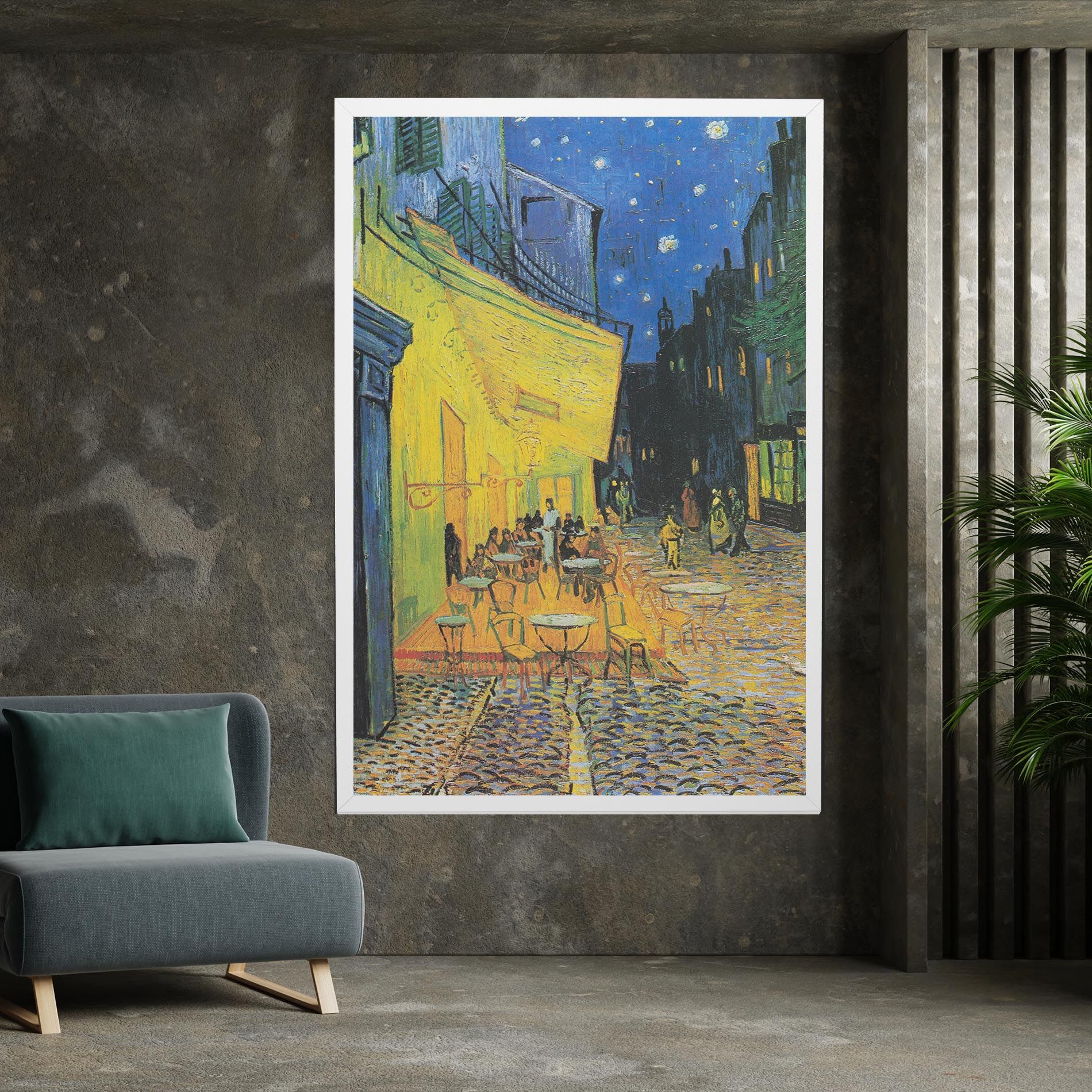 Cafe Terrace At Night mockup 7