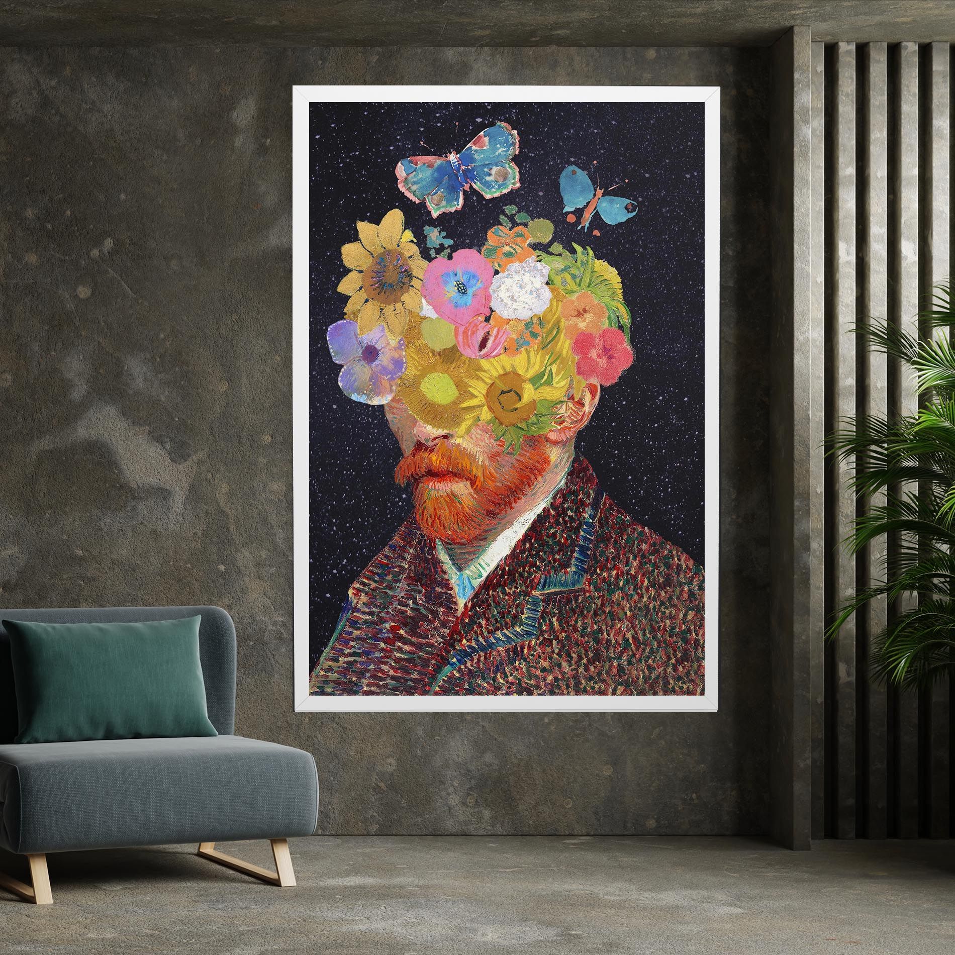 Flower Self Portrait mockup 7
