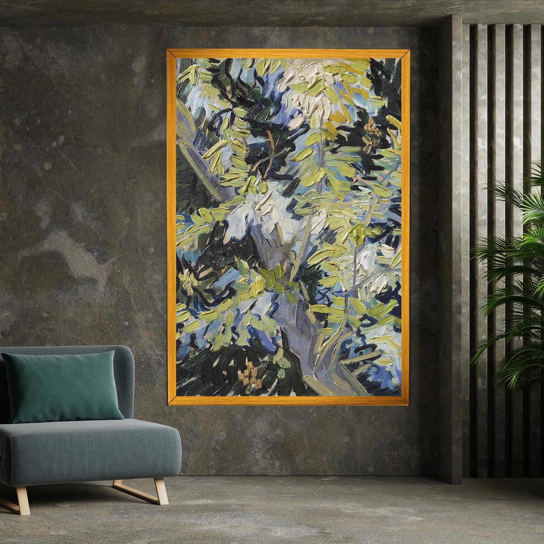 Leinwandbild Blossoming Branches mockup 7