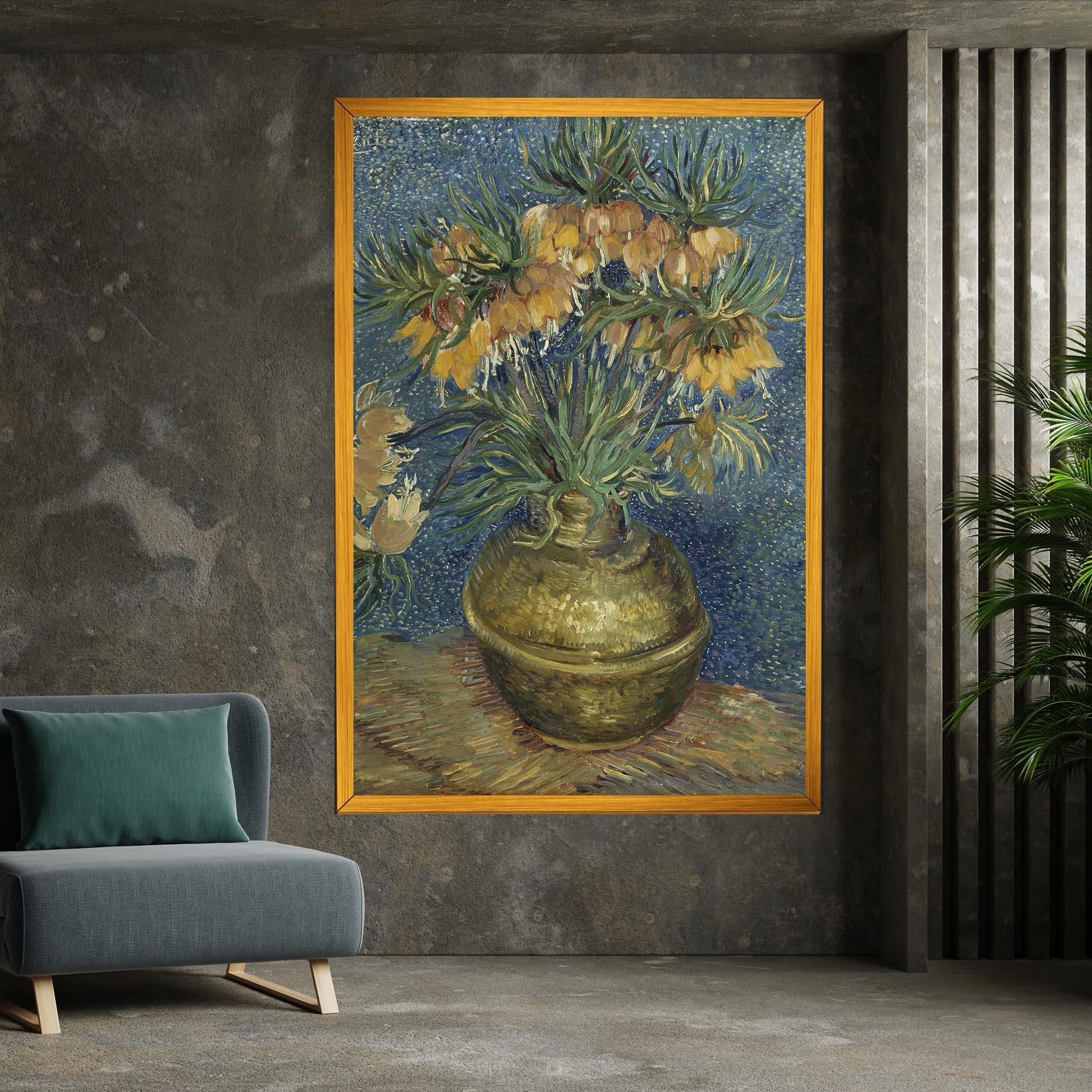 Leinwandbild Imperial Fritillaries mockup 7