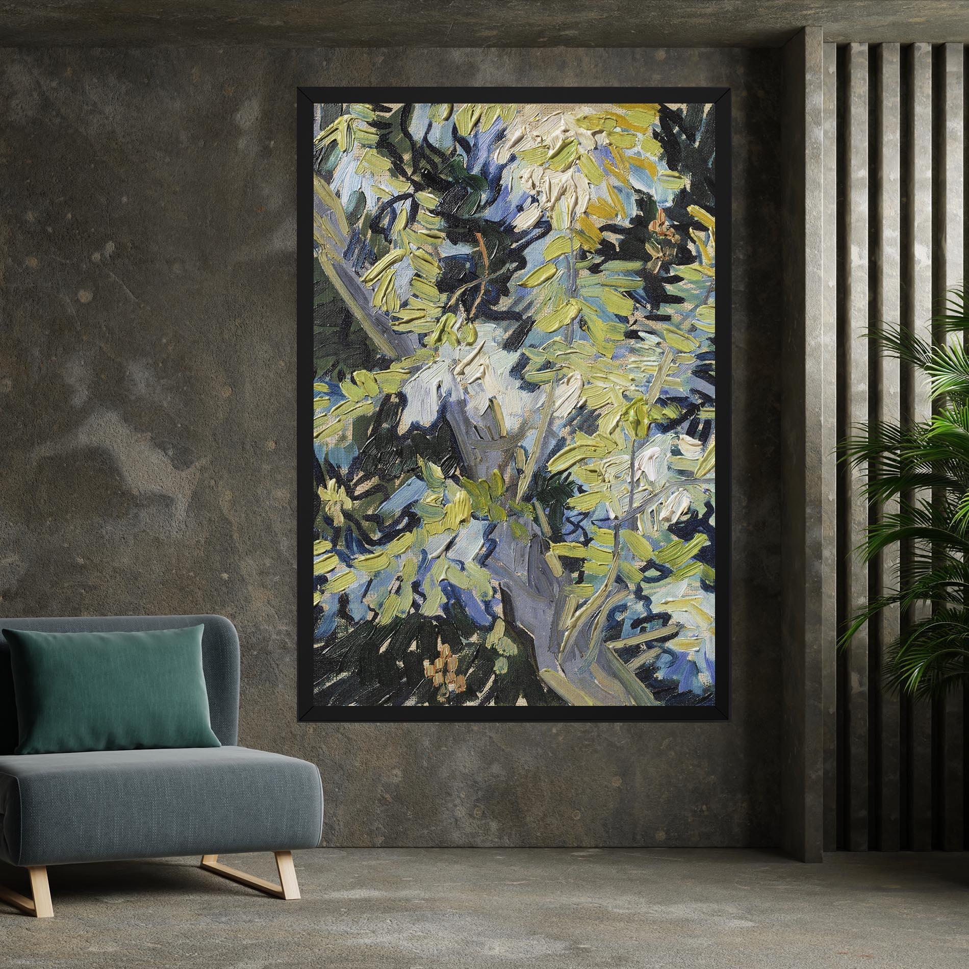 Leinwandbild Blossoming Branches mockup 7