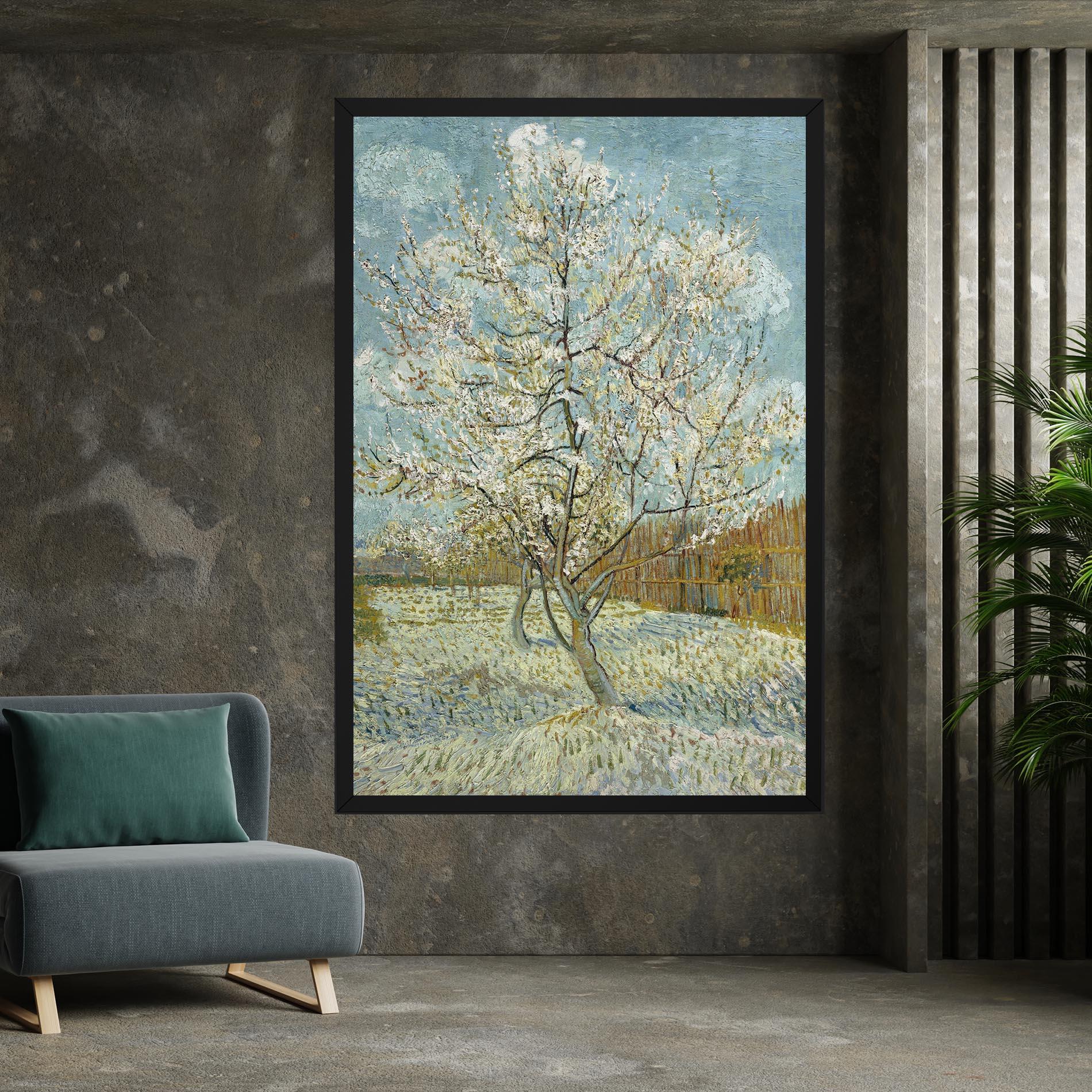 Leinwandbild De Roze Perzikboom mockup 7