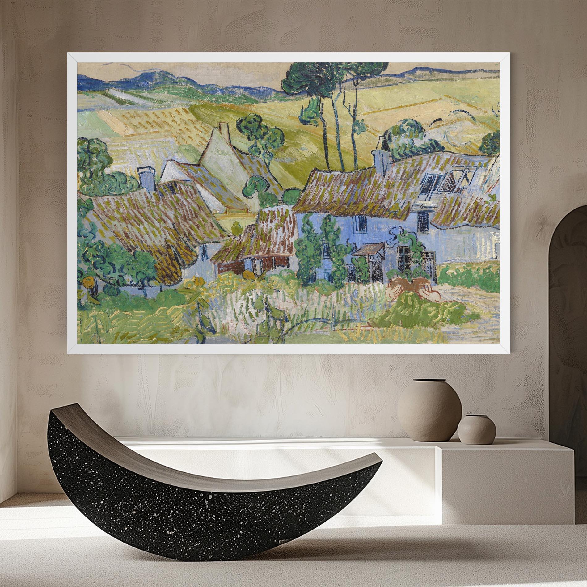 Leinwandbild Farms Near Auvers mockup 8