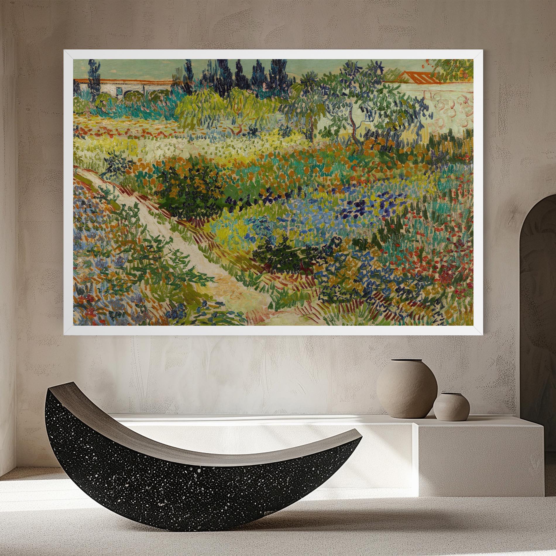 Leinwandbild Garden At Arles mockup 8