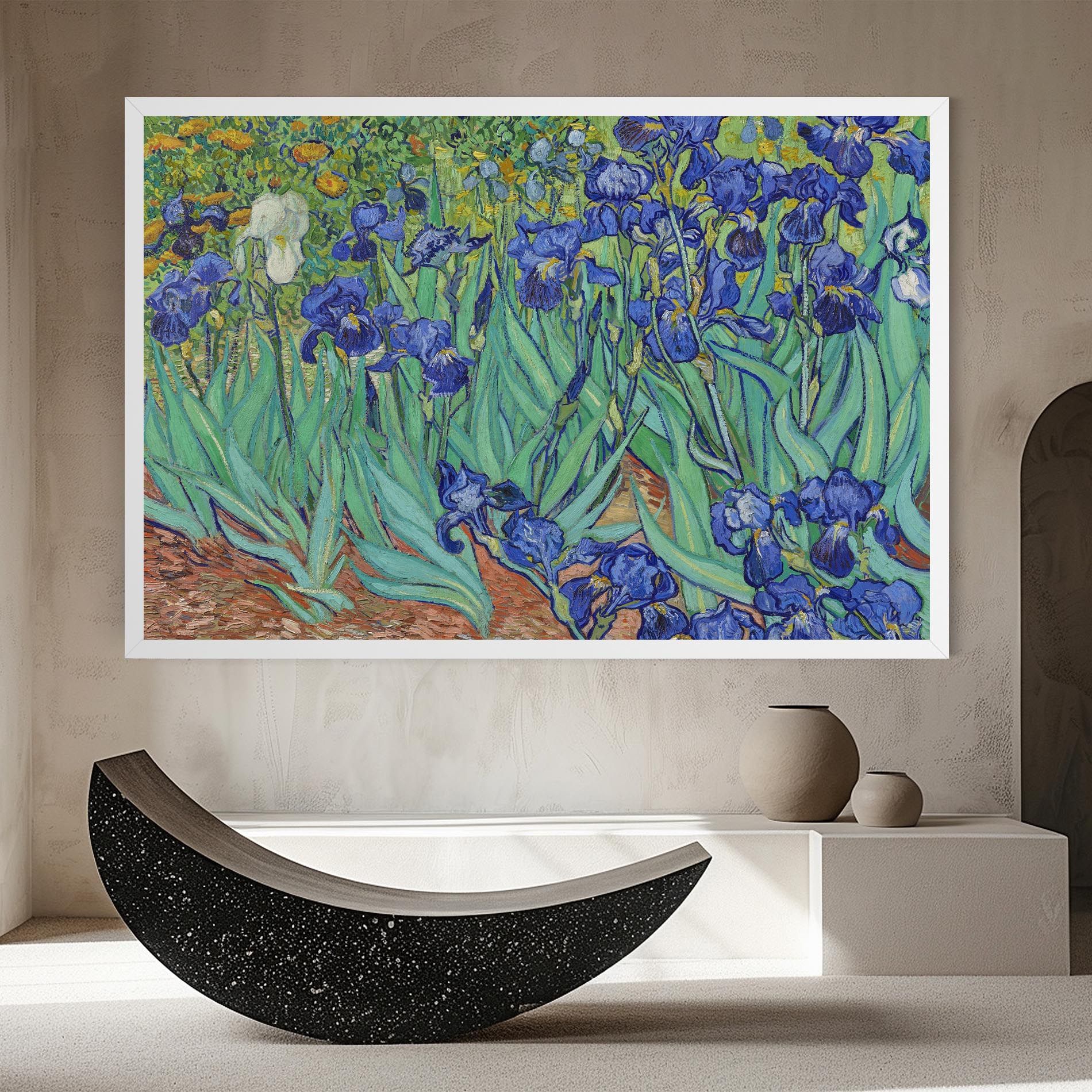 Irises Van Gogh mockup 8