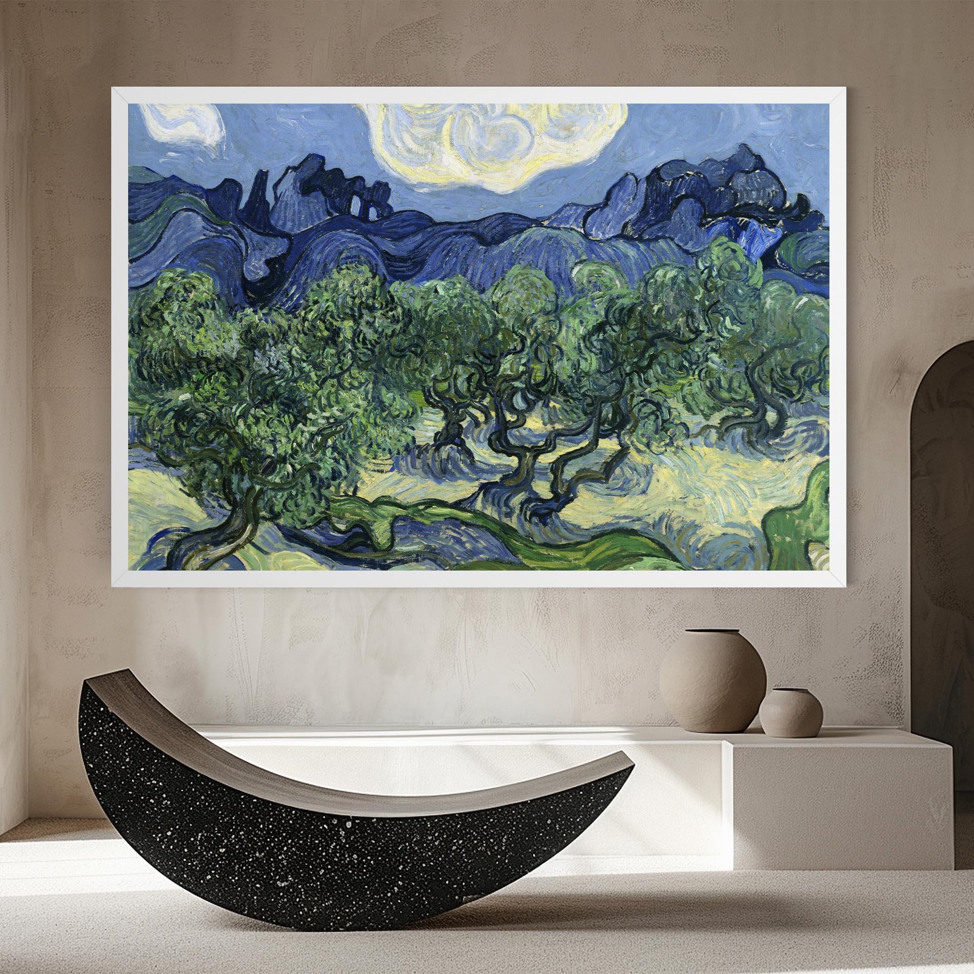Leinwandbild Olive Trees Alpilles mockup 8