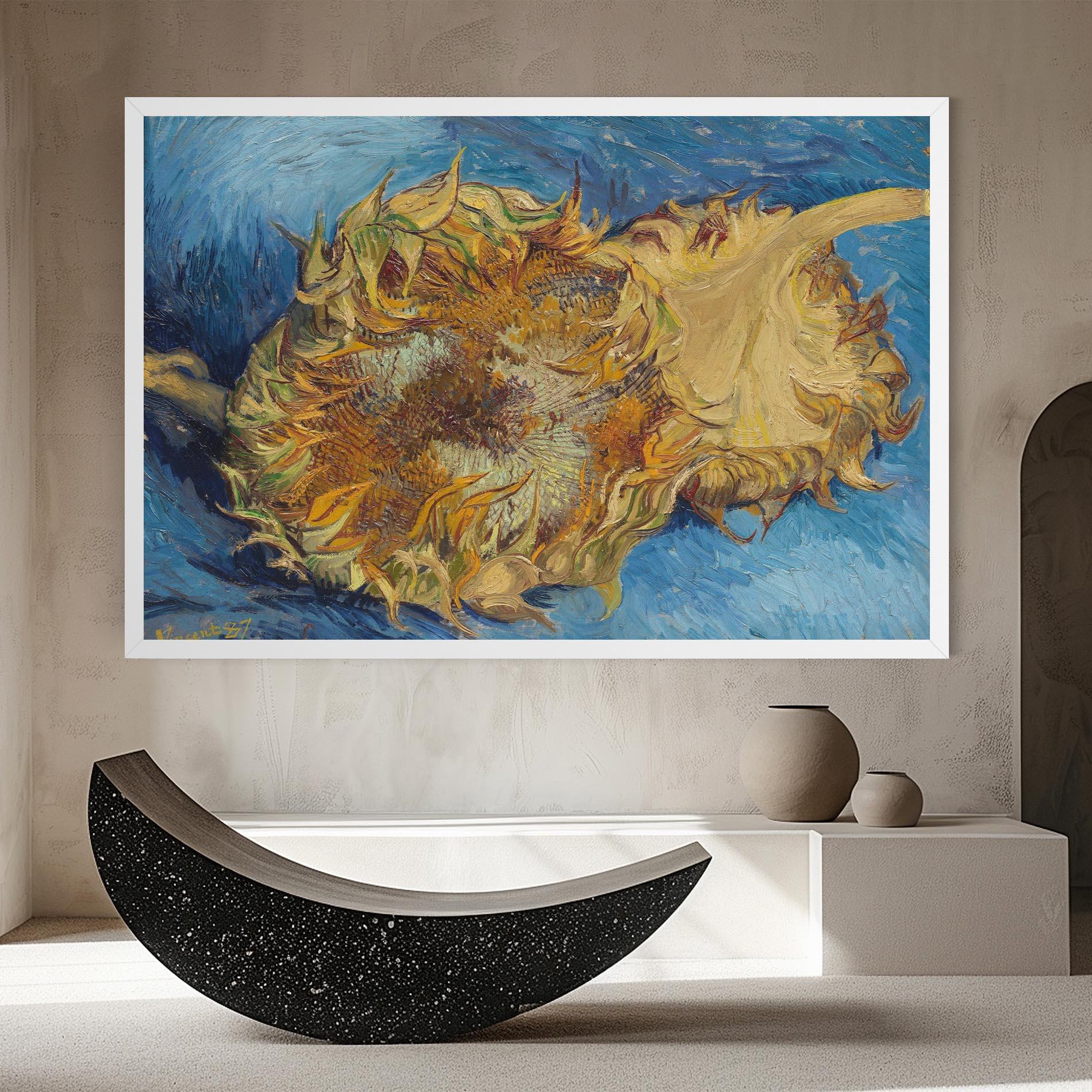 Leinwandbild Sunflowers Van Gogh mockup 8