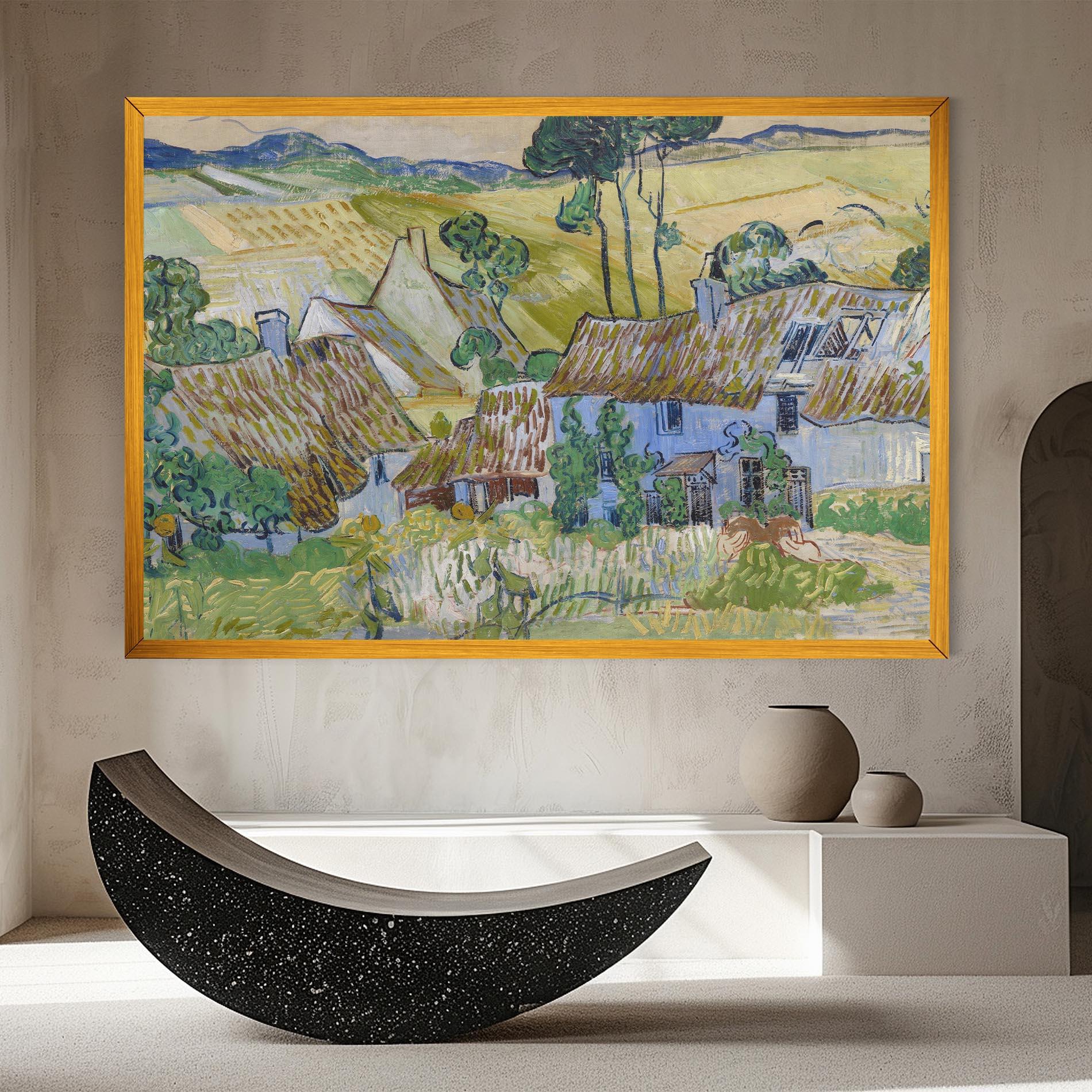 Leinwandbild Farms Near Auvers mockup 8