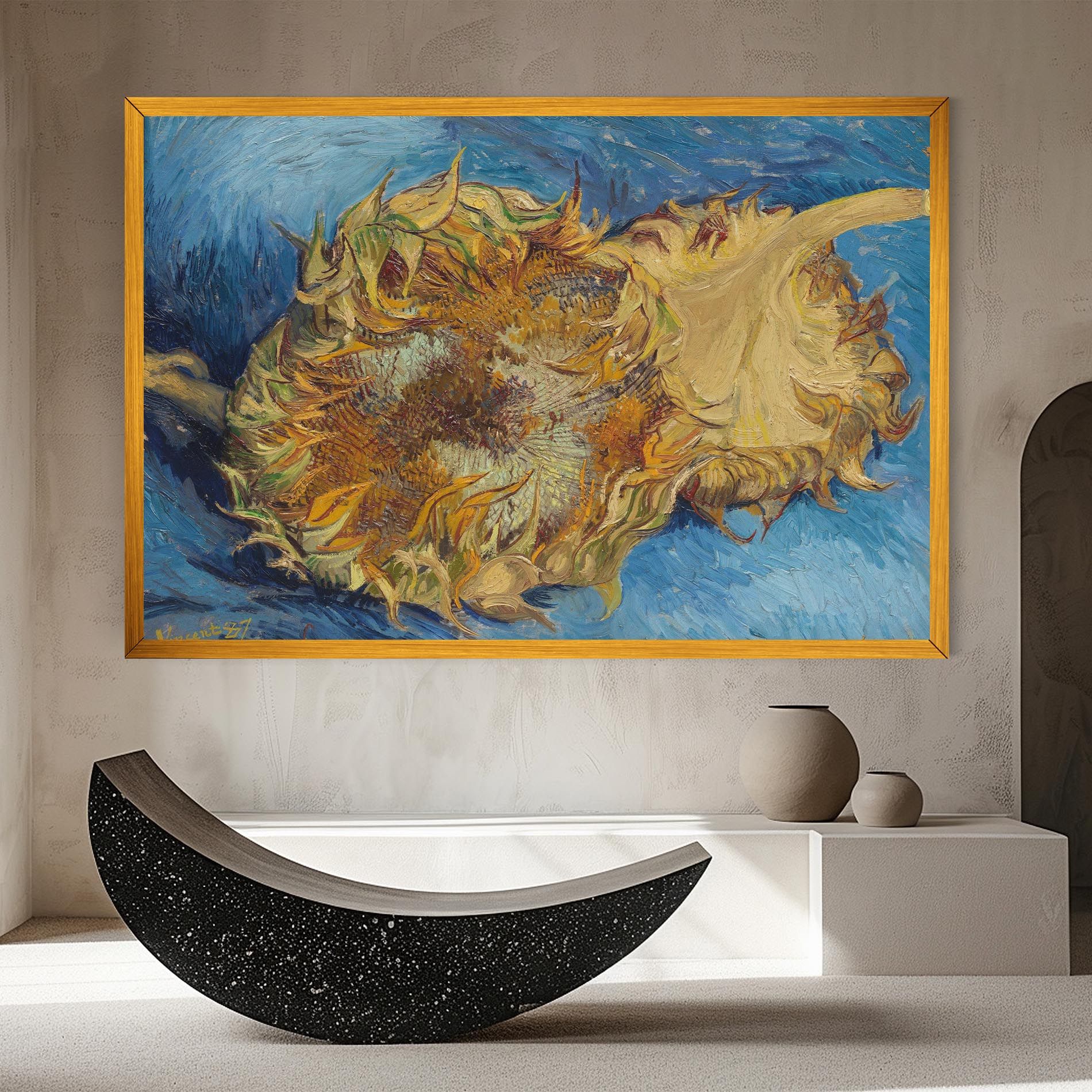 Sunflowers Van Gogh mockup 8