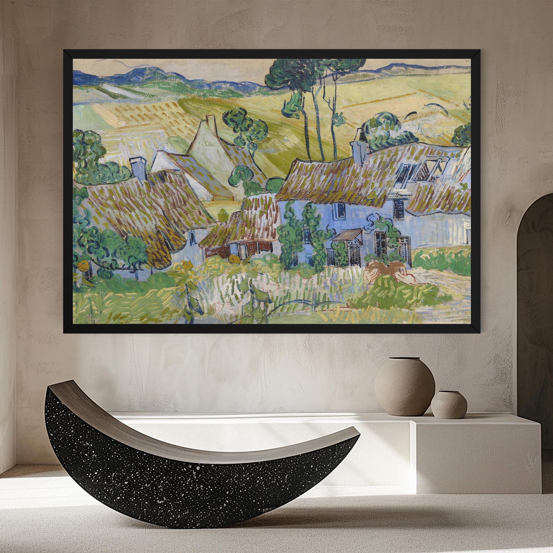 Leinwandbild Farms Near Auvers mockup 8