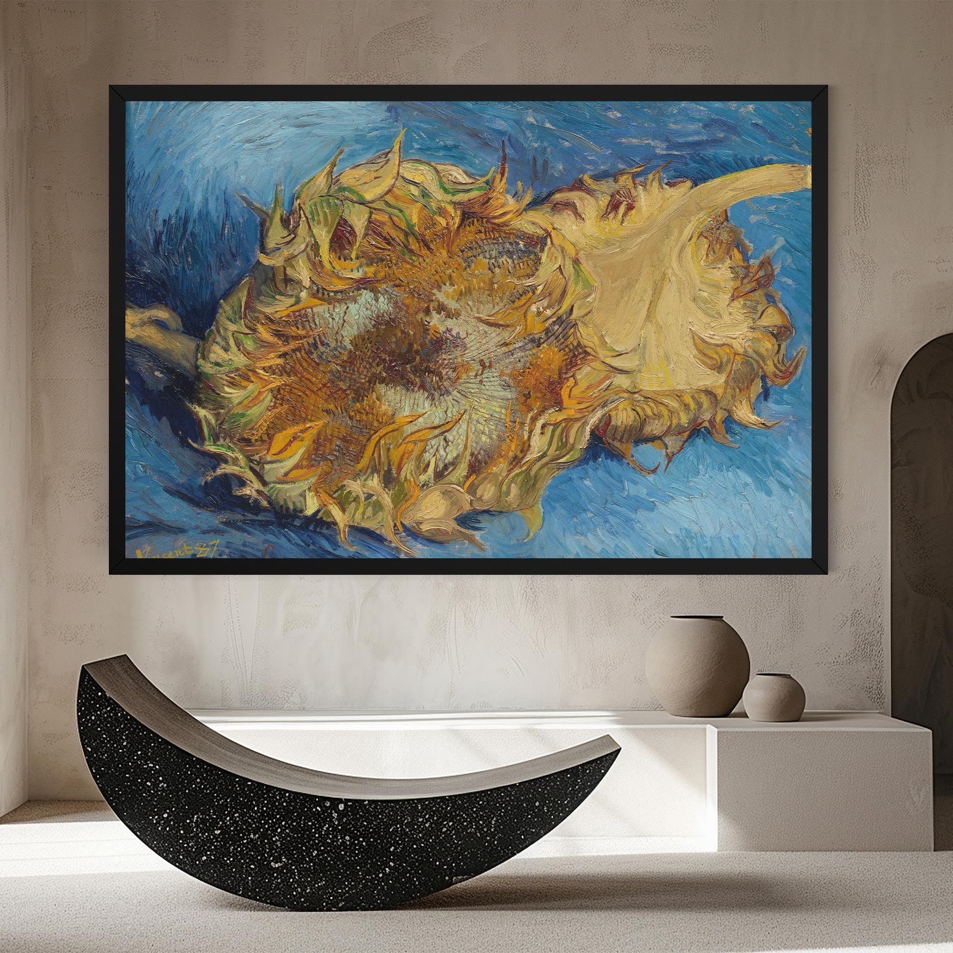 Sunflowers Van Gogh mockup 8