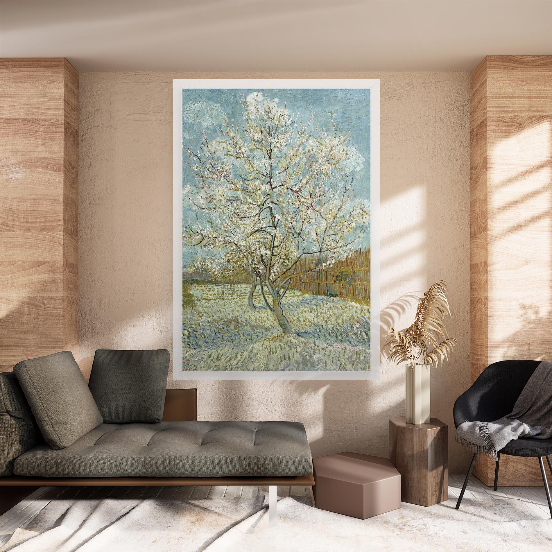 Leinwandbild De Roze Perzikboom mockup 8