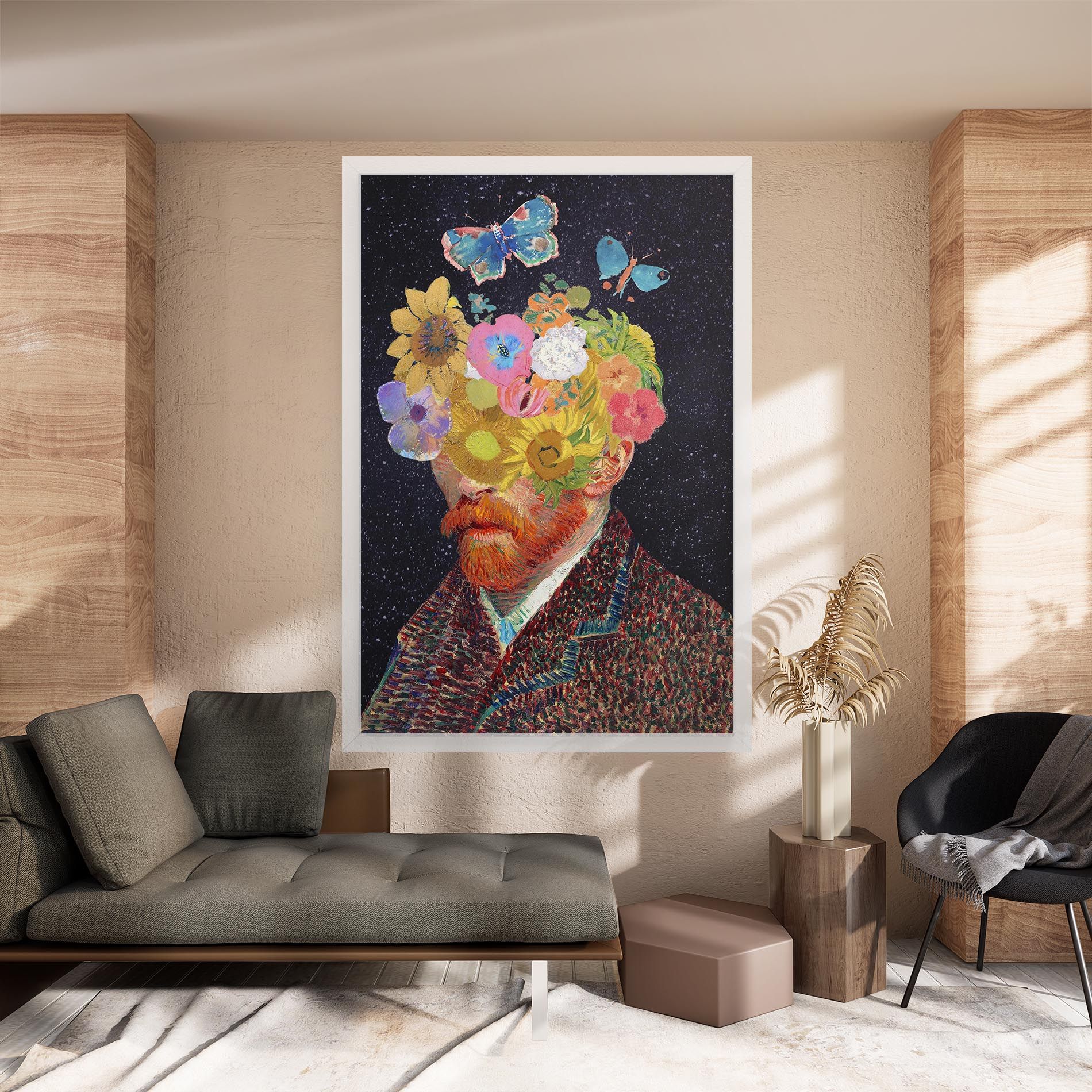 Flower Self Portrait mockup 8