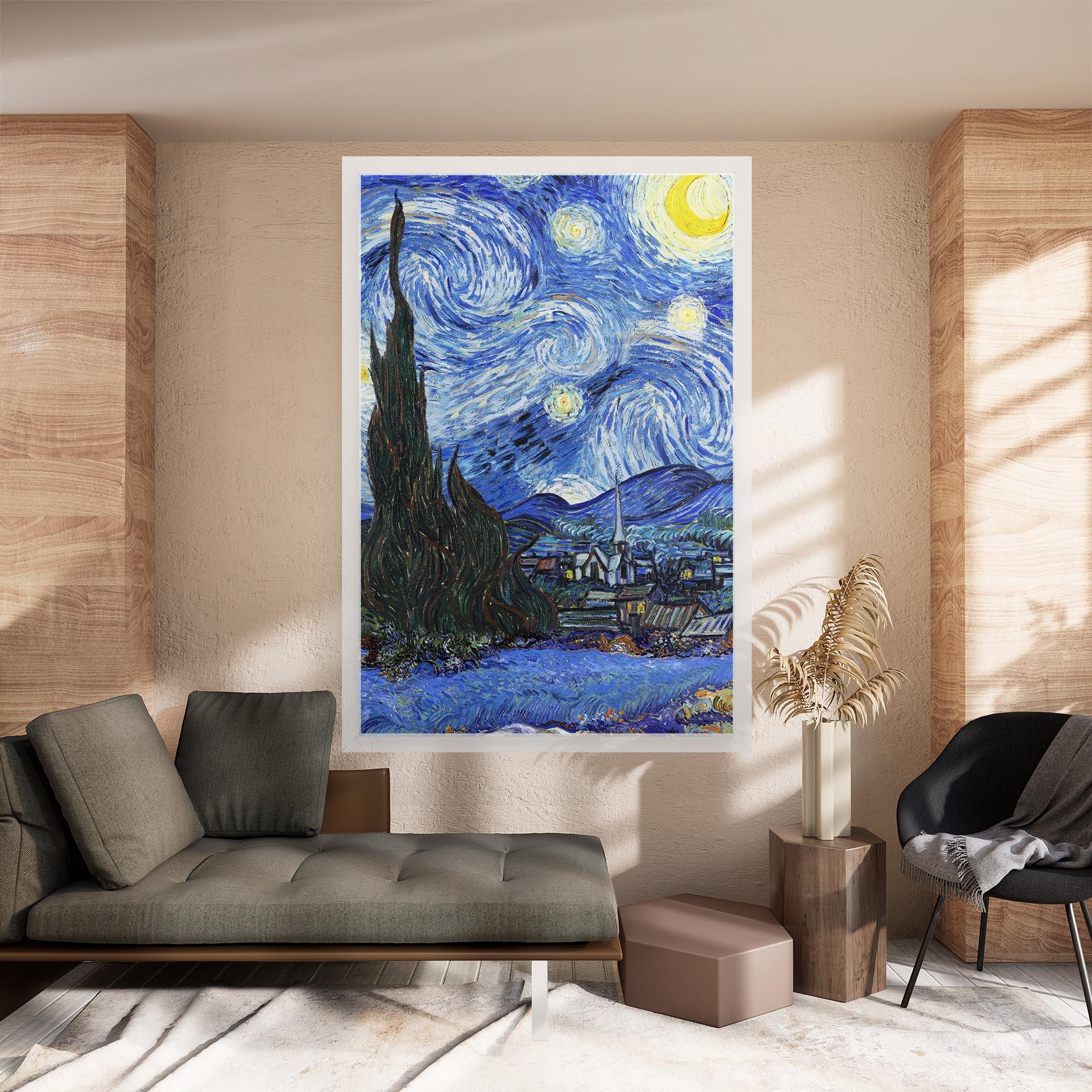Leinwandbild Starry Night Art mockup 8