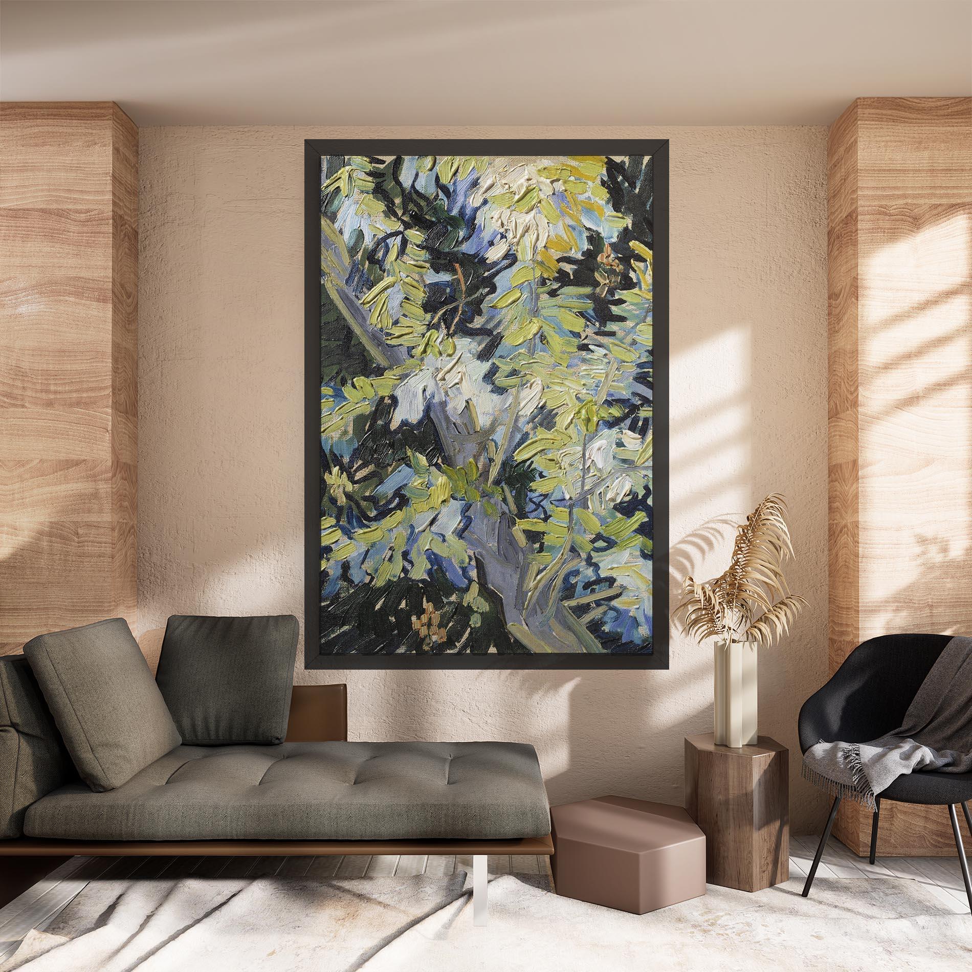 Leinwandbild Blossoming Branches mockup 8