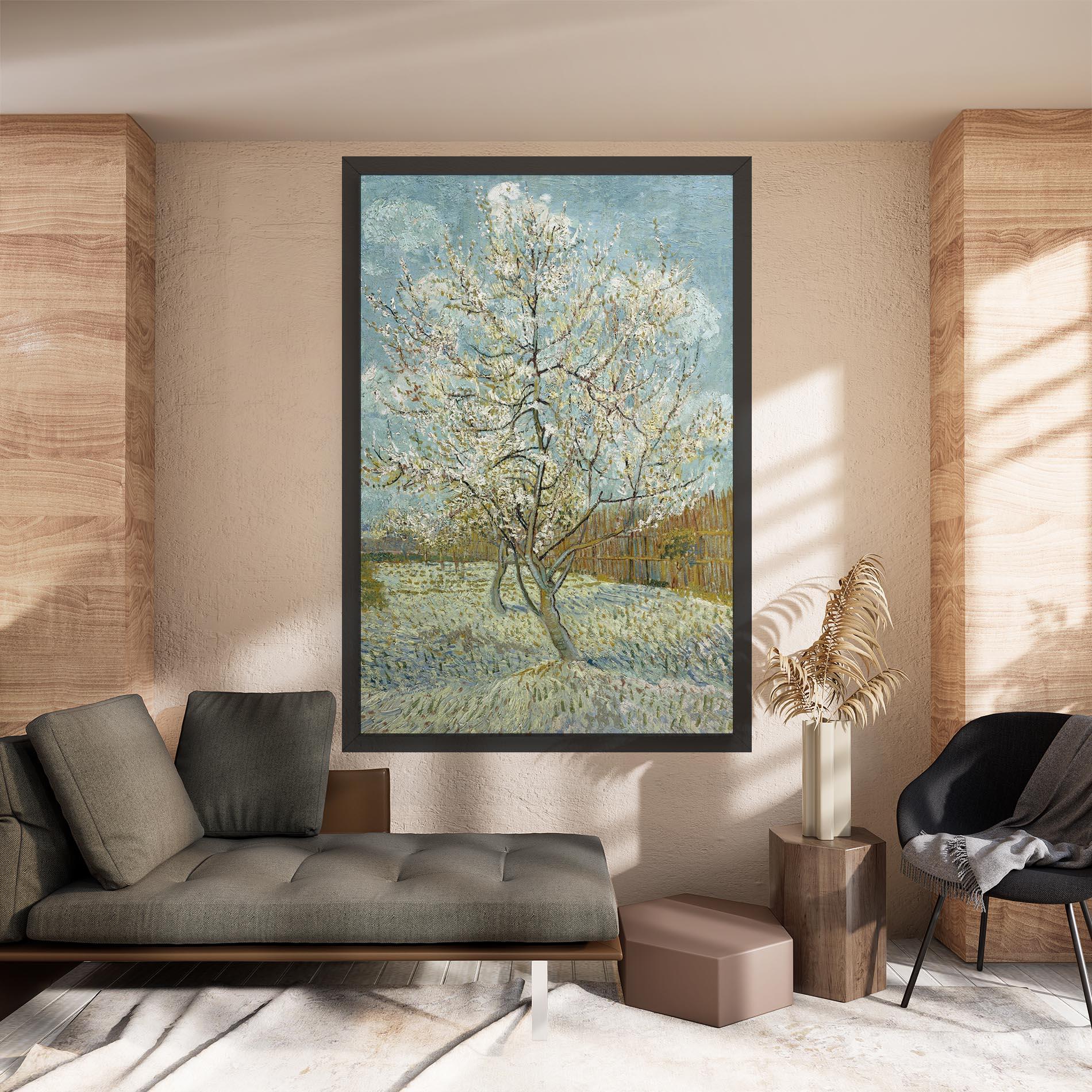 Leinwandbild De Roze Perzikboom mockup 8