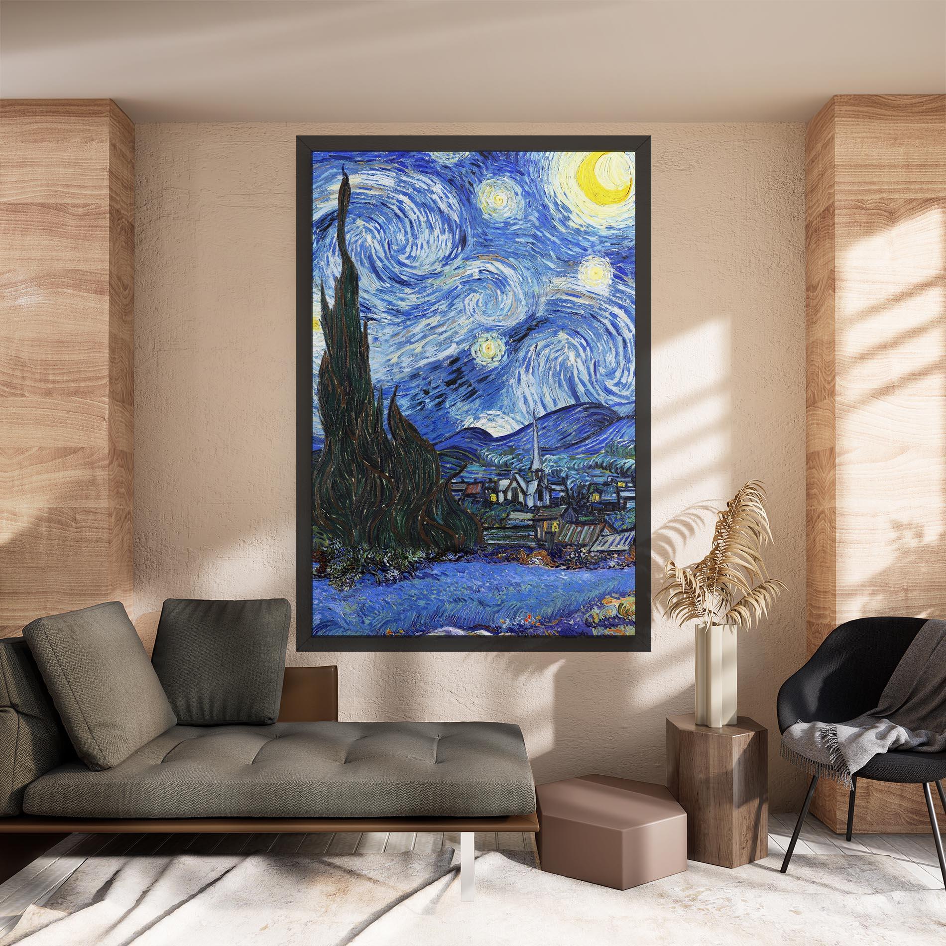 Leinwandbild Starry Night Art mockup 8