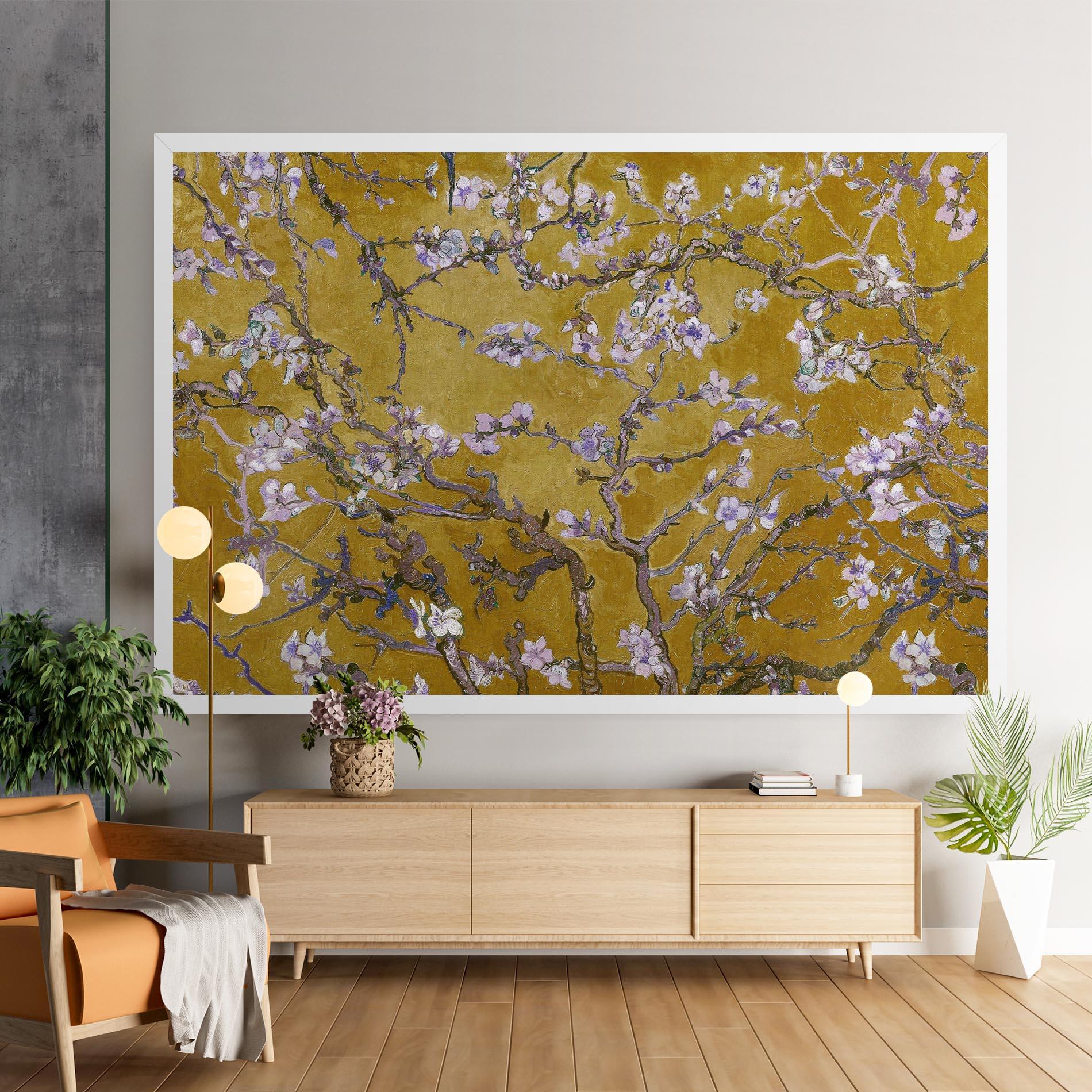 Leinwandbild Almond Blossom mockup 9