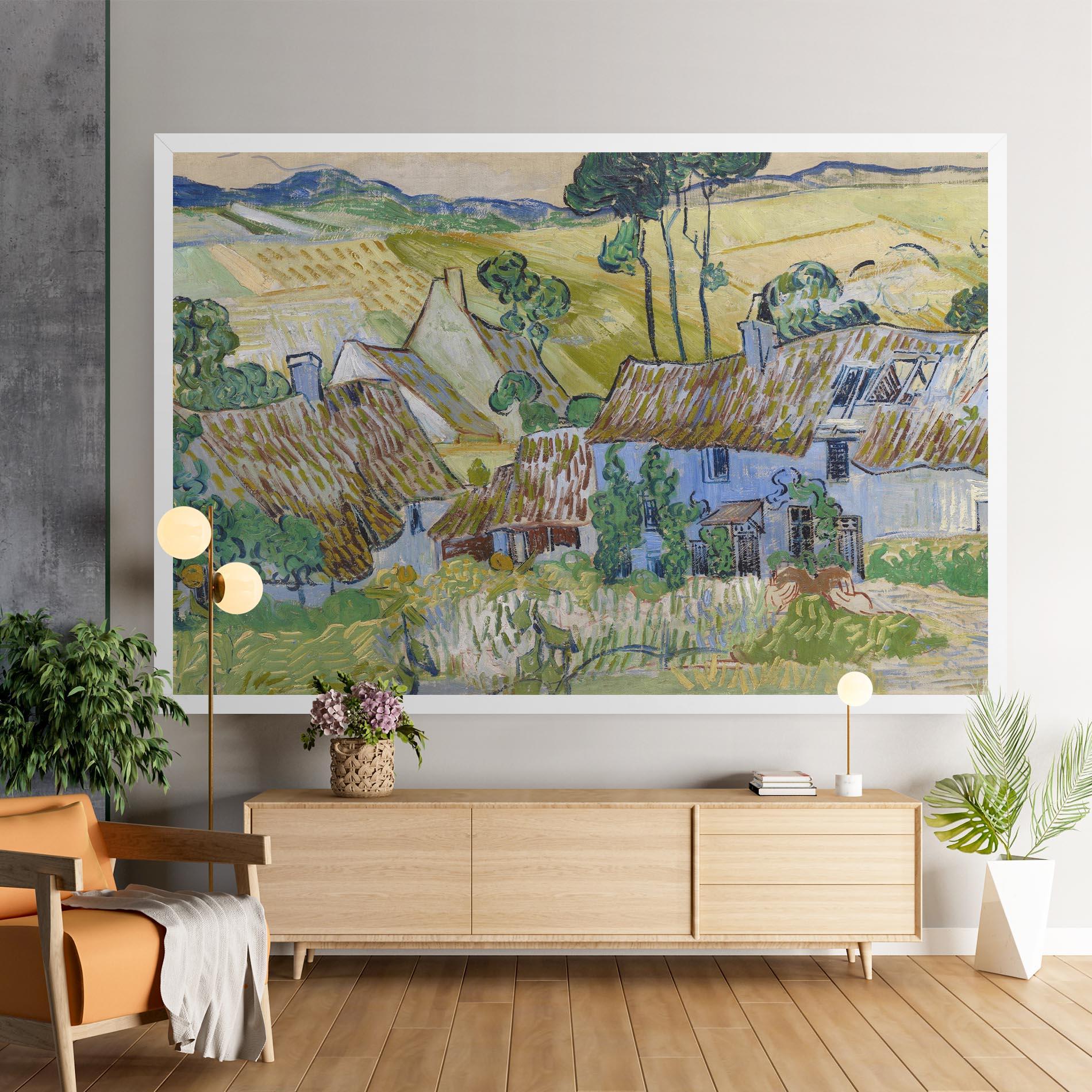 Leinwandbild Farms Near Auvers mockup 9
