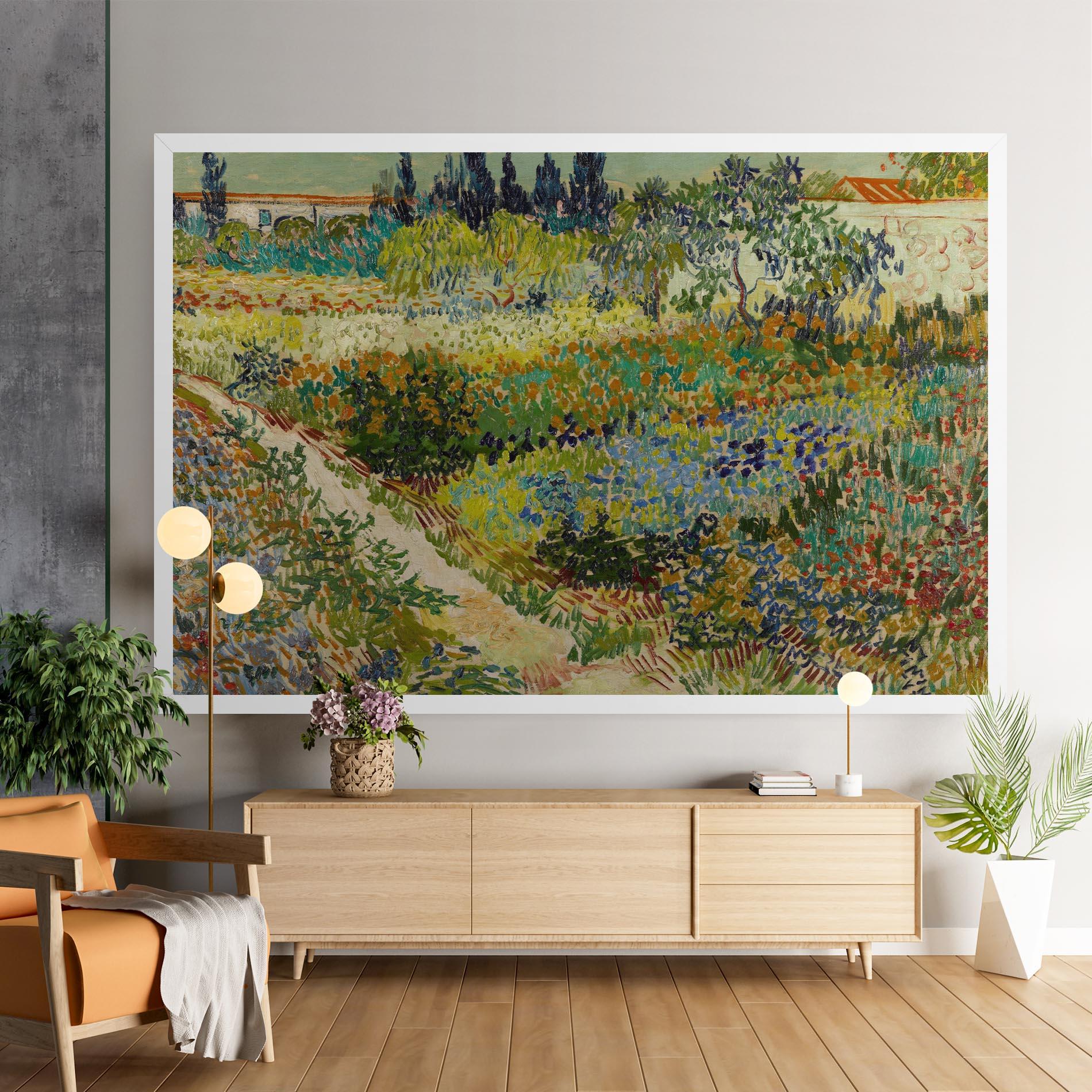 Leinwandbild Garden At Arles mockup 9